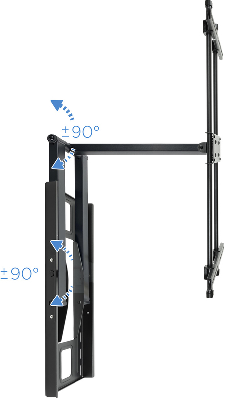 Tooq - Soporte de Pared Tooq Tilt 43" a 80" Max. 50kg Negro