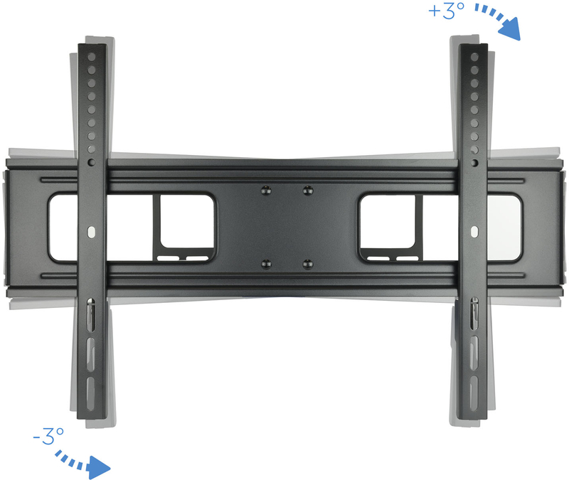 Tooq - Soporte de Pared Tooq Tilt 6 Pivots 37" a 70" Max. 50kg Negro