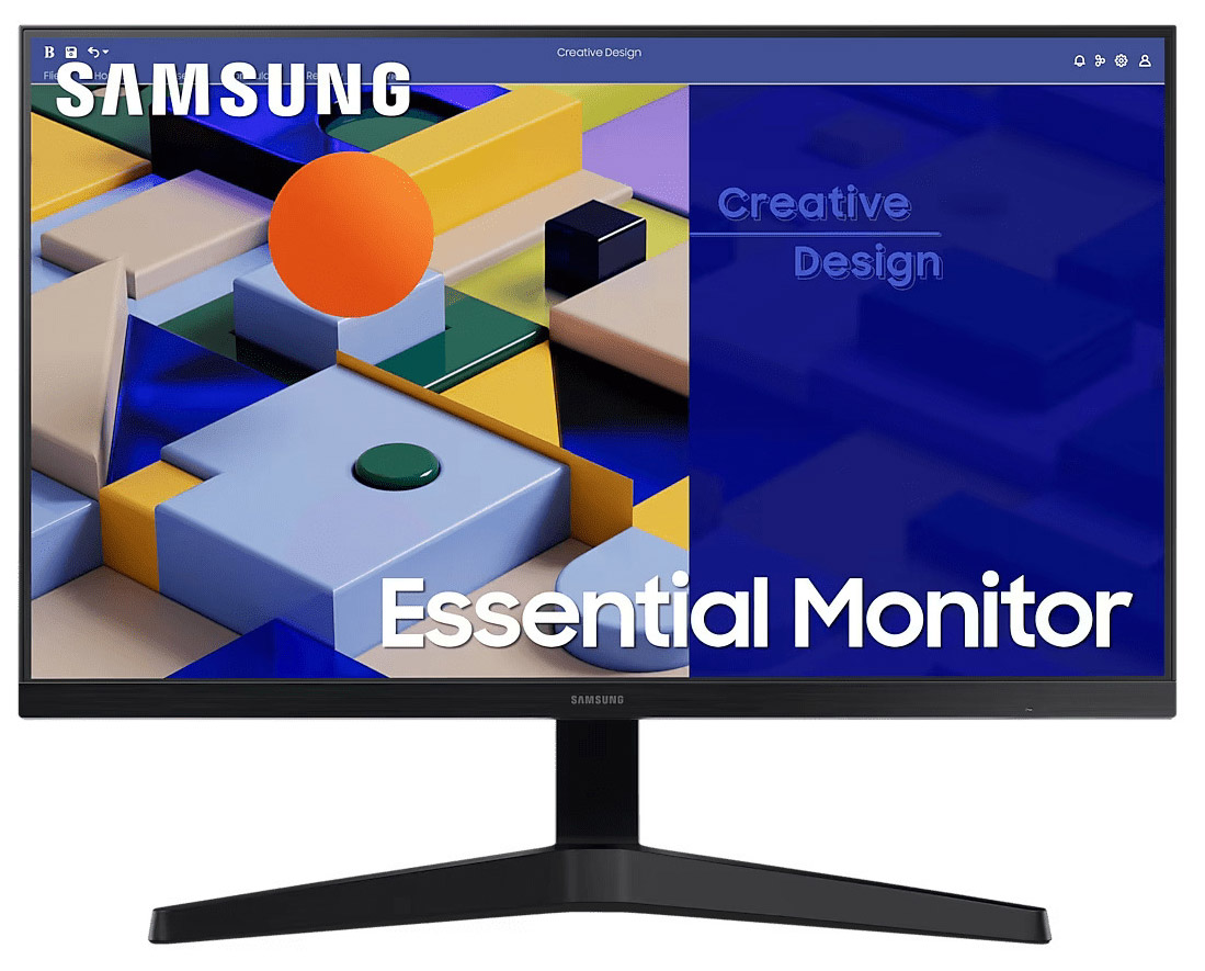 Samsung - Monitor Samsung Essential 24" IPS FHD 75Hz 5ms