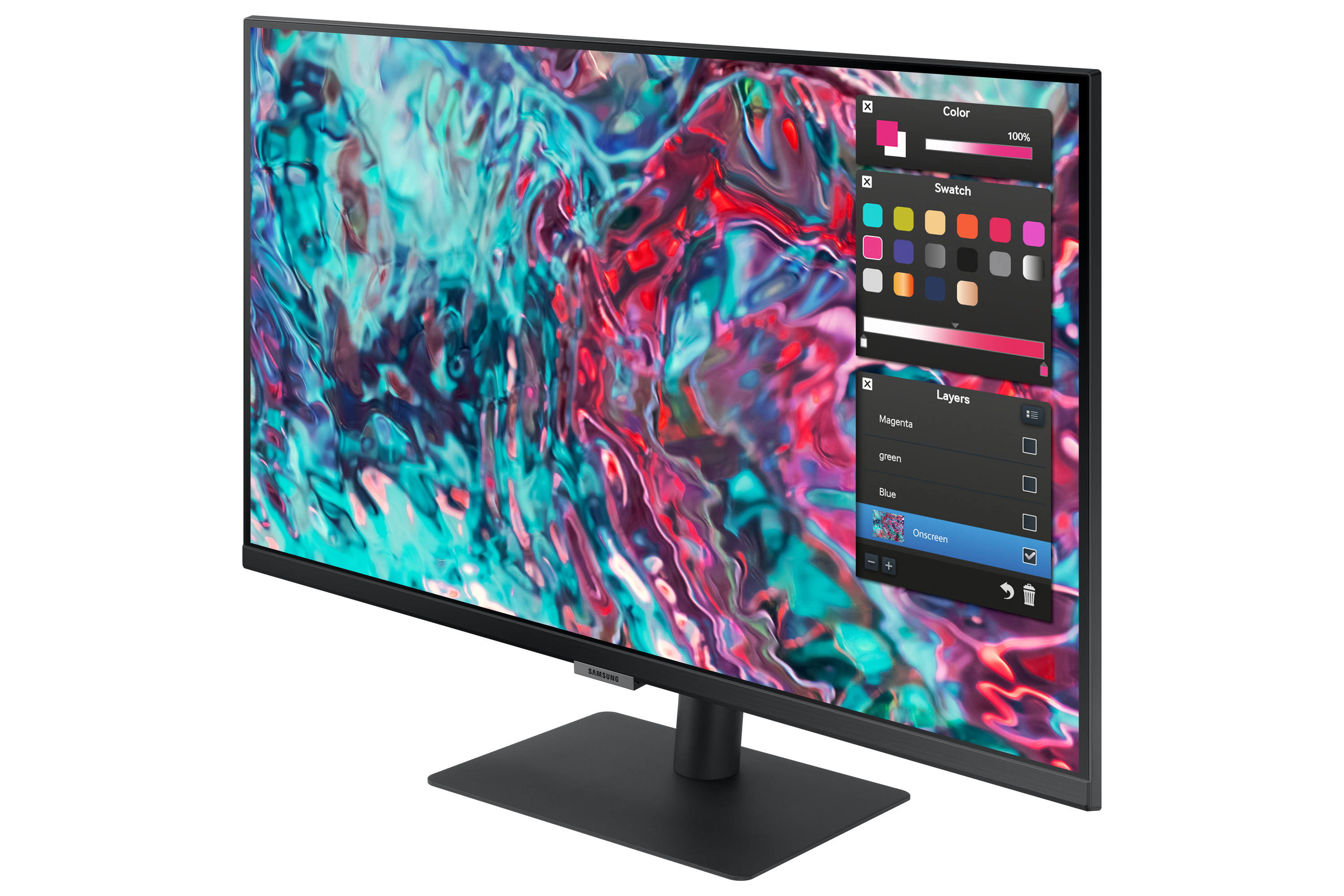 Samsung - Monitor Samsung 27" S80PB IPS 4K 60Hz 5ms Flicker Free HDR10