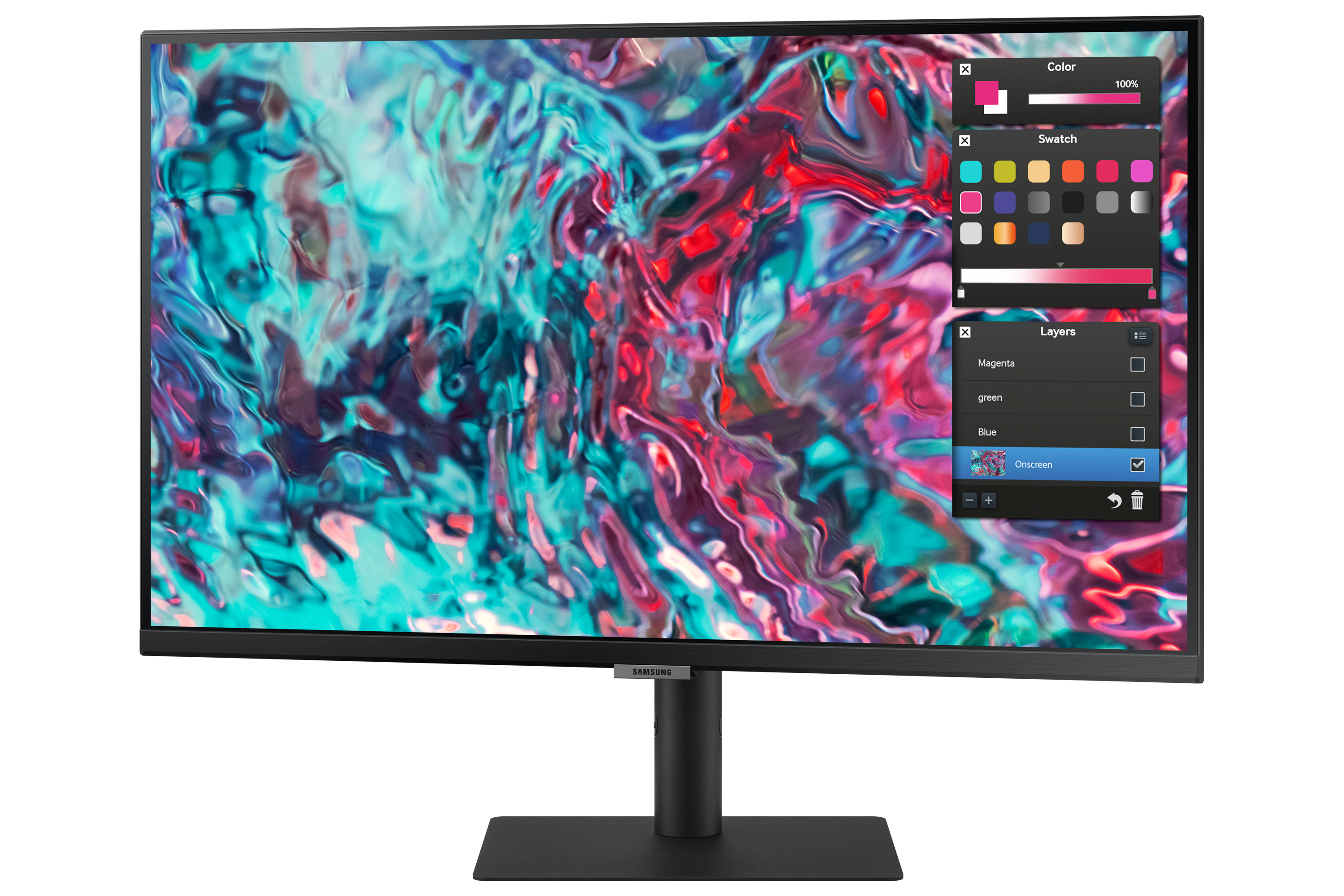 Samsung - Monitor Samsung 27" S80PB IPS 4K 60Hz 5ms Flicker Free HDR10