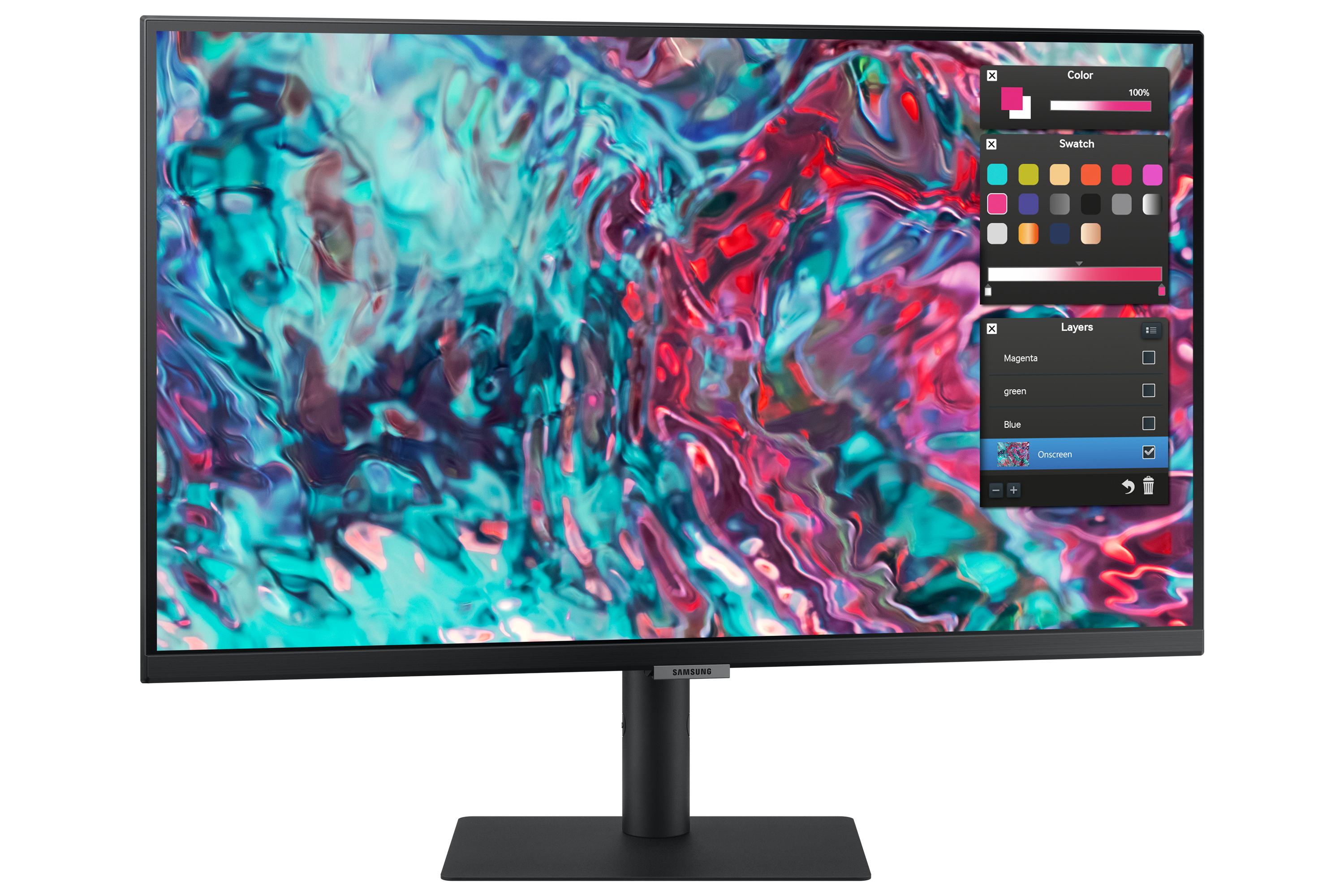 Samsung - Monitor Samsung 27" S80PB IPS 4K 60Hz 5ms Flicker Free HDR10