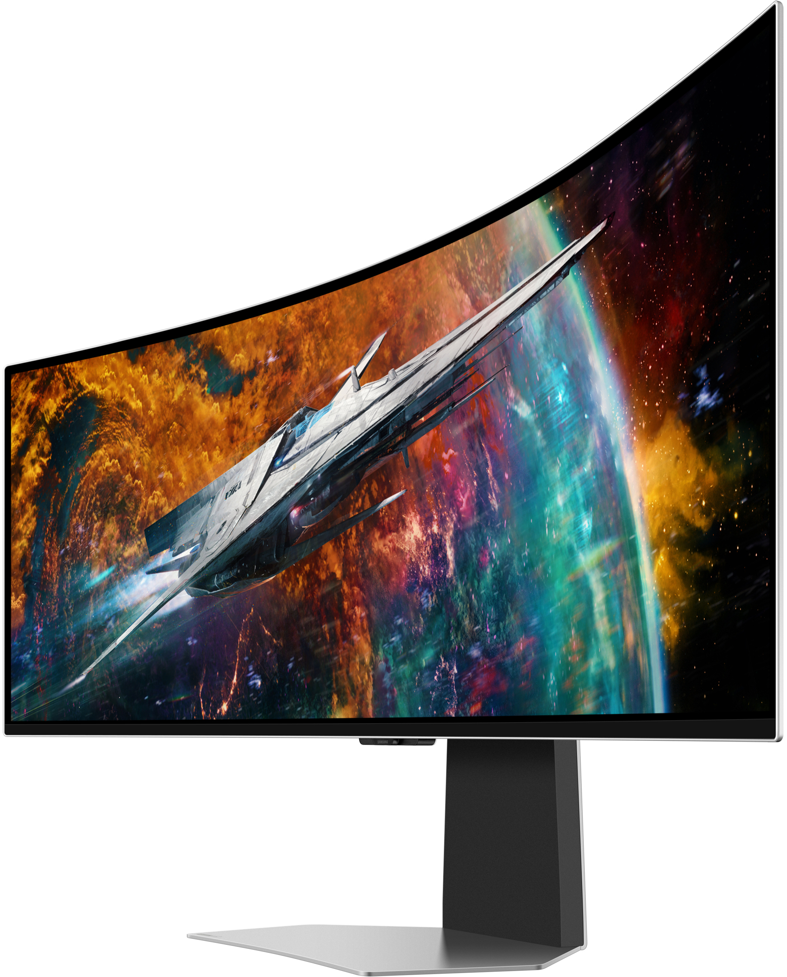 Samsung - Monitor Curvo Samsung Odyssey G9 49" G95SC OLED 5K UHD 240Hz 0.03ms FreeSync Premium Pro