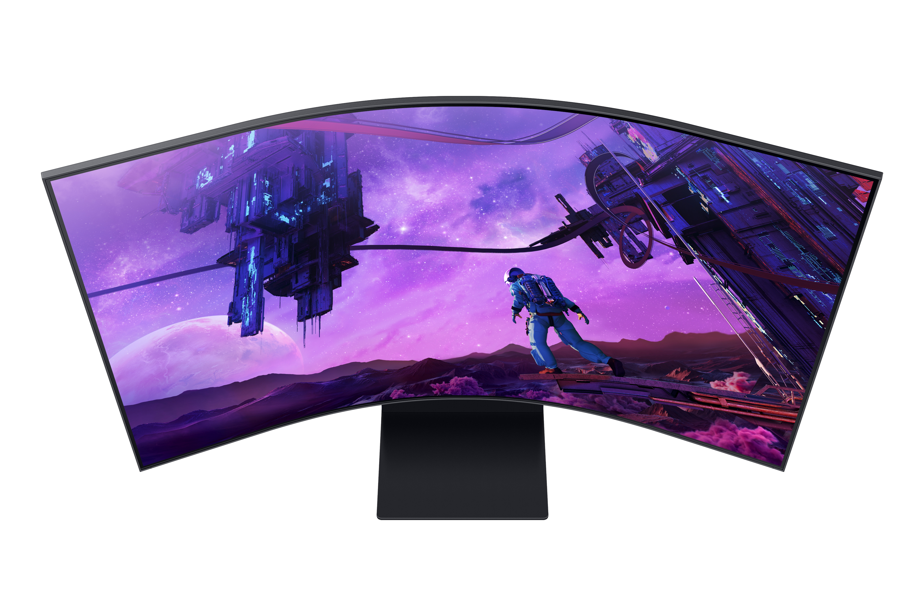 Samsung - Monitor Curvo Samsung Odyssey 55" Ark G97NB VA 4K 165Hz 0.03ms FreeSync Premium Pro