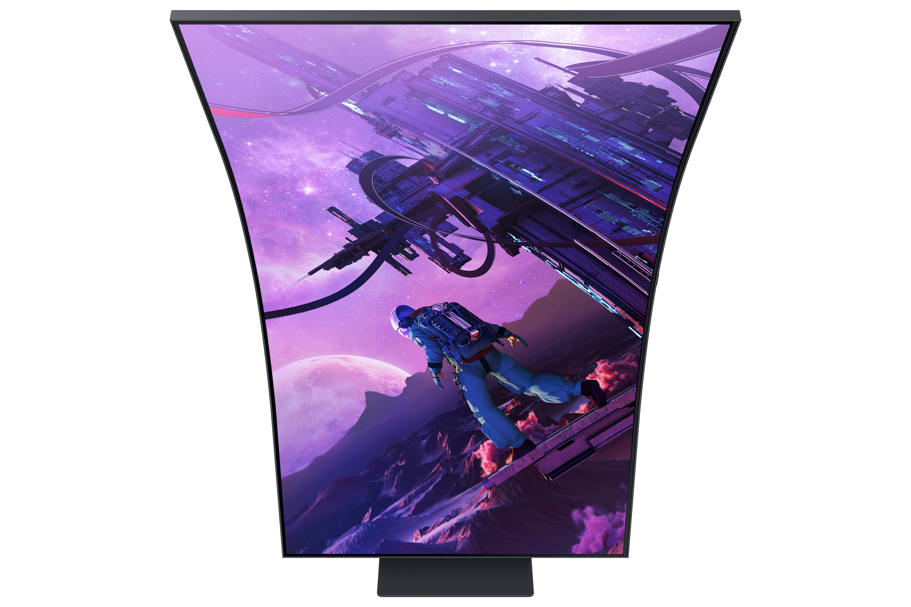 Samsung - Monitor Curvo Samsung Odyssey 55" Ark G97NB VA 4K 165Hz 0.03ms FreeSync Premium Pro