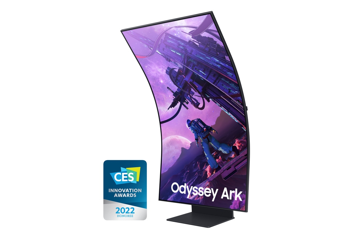 Samsung - Monitor Curvo Samsung Odyssey 55" Ark G97NB VA 4K 165Hz 0.03ms FreeSync Premium Pro