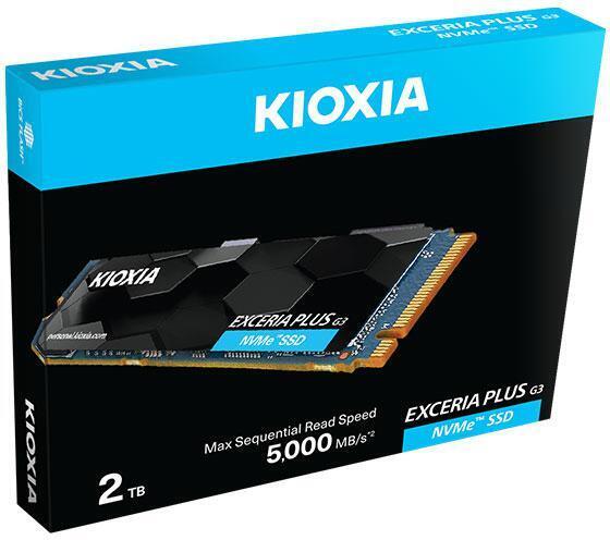 Kioxia - SSD Kioxia Exceria Plus G3 2TB M.2 NVMe Gen 4.0x4 (3900/5900MB/s)