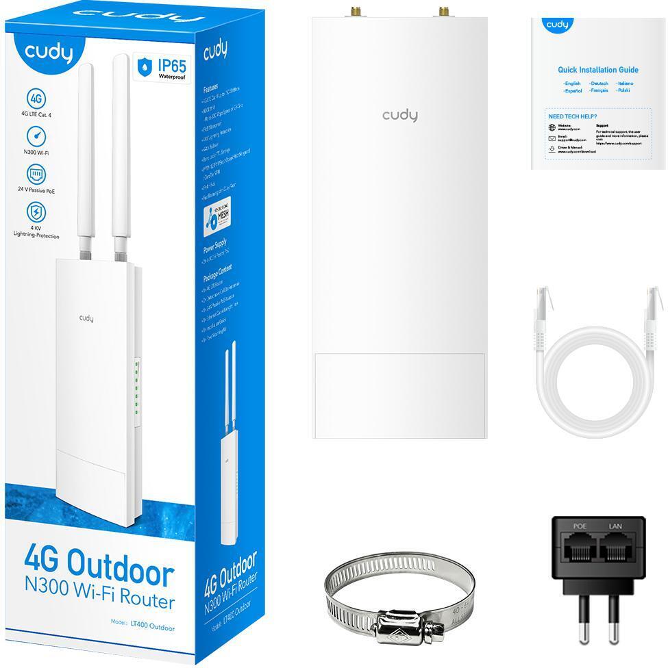 Cudy - Router Cudy LT700E AC1200 Wi-Fi 4G LTE Gigabit