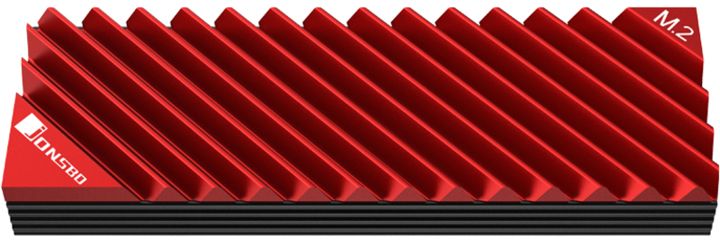 Jonsbo - Ventilador Jonsbo M. 2-3 M.2 SSD Rojo