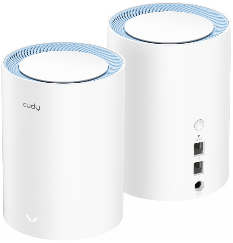 Cudy - Sistemas WiFi Mesh Cudy M1200 AC1200 Dual-Band WiFi 5 Mesh 10/100Mbps (Pack 2)