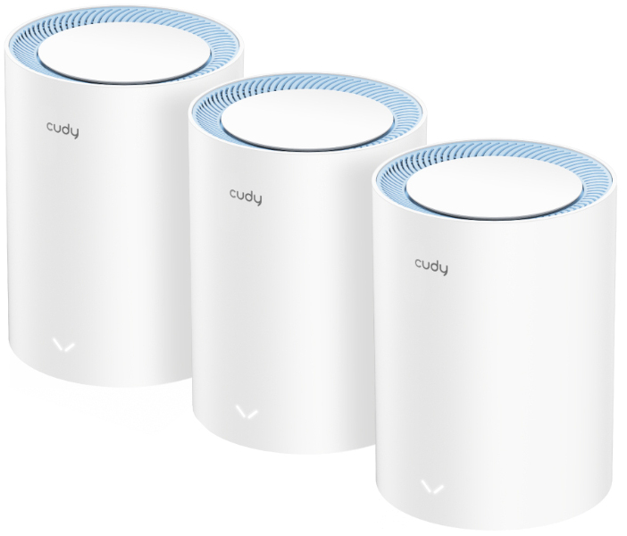 Cudy - Sistemas WiFi Mesh Cudy M1200 AC1200 Dual-Band WiFi 5 Mesh Gigabit (Pack 3)