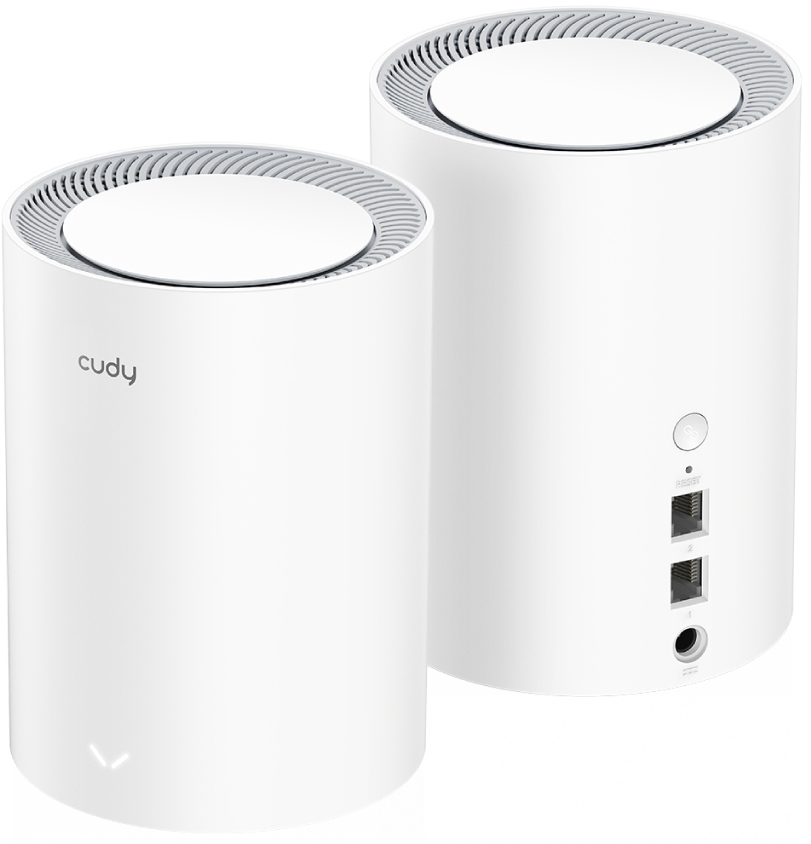 Cudy - Sistemas WiFi Mesh Cudy M1800 AX1800 Dual-Band WiFi 6 Gigabit (Pack 2)