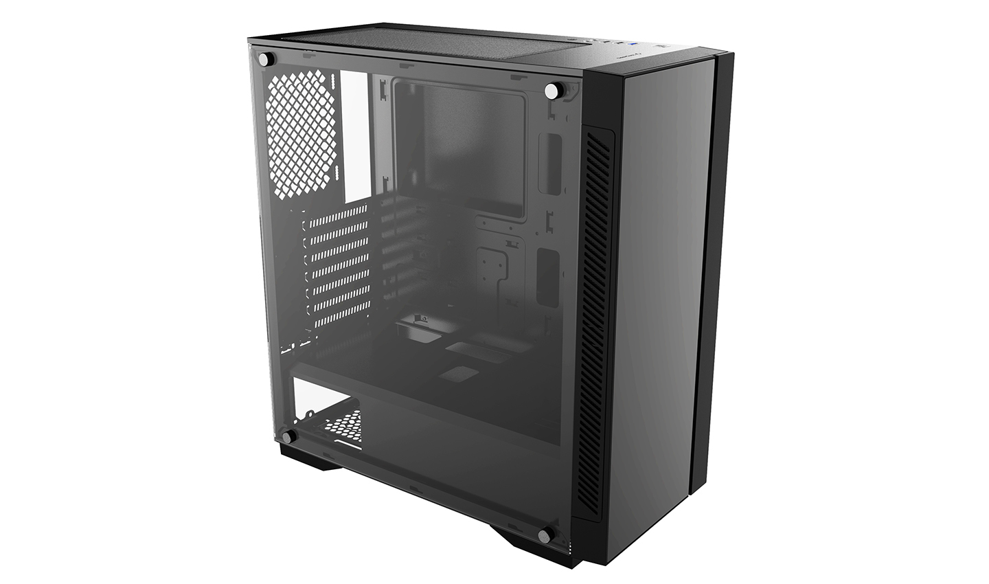Deepcool - Torre E-ATX Deepcool MATREXX 55 V3 ADD-RGB 3F Negro Cristal Templado