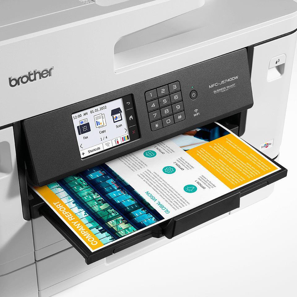  - Impresora Multifunción de Inyección de Tinta Brother MFC-J5740DW A3 WiFi