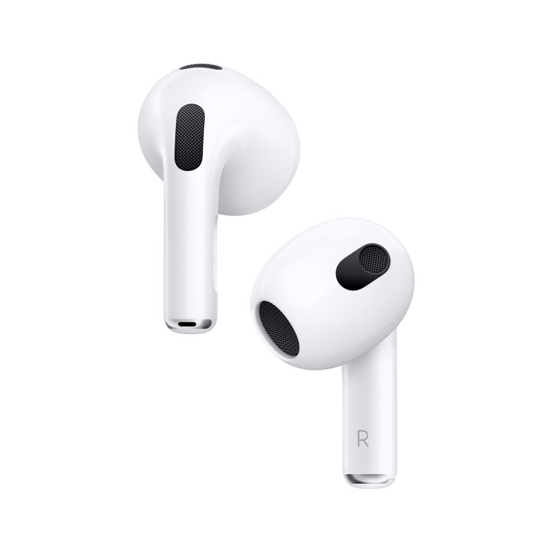 Apple - Earphones Apple AirPods (3.ª geração) com Caixa de Carregamento MagSafe Lightning