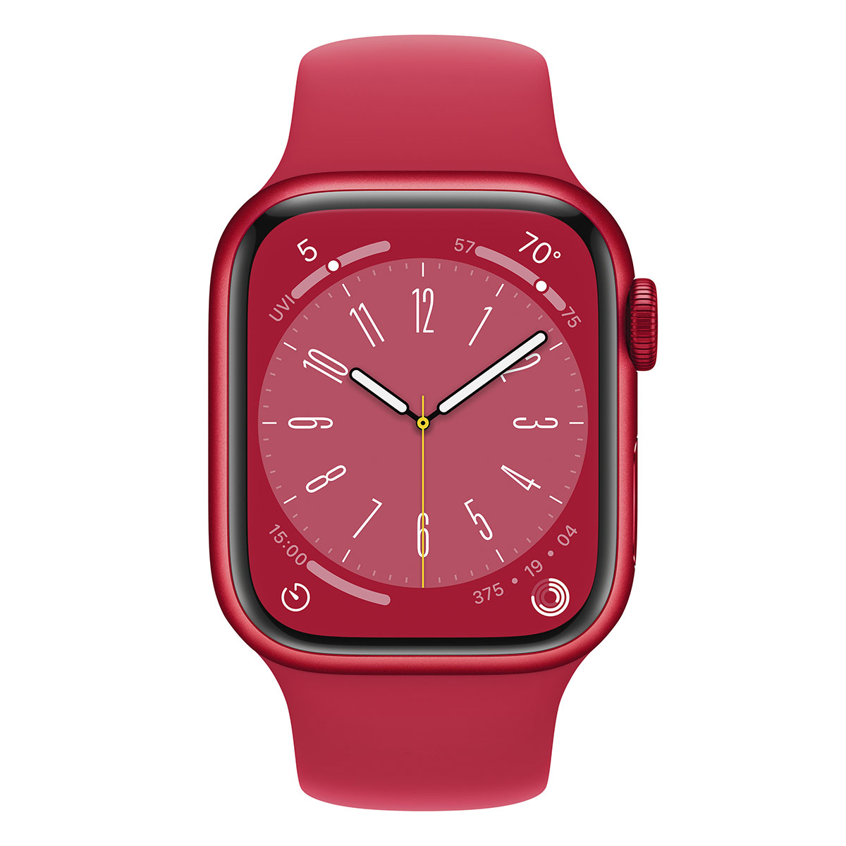 Reloj Smartwatch Apple Watch Series 8 GPS LTE 41mm Aluminio (Product)RED con Correa Deportiva (Product)RED