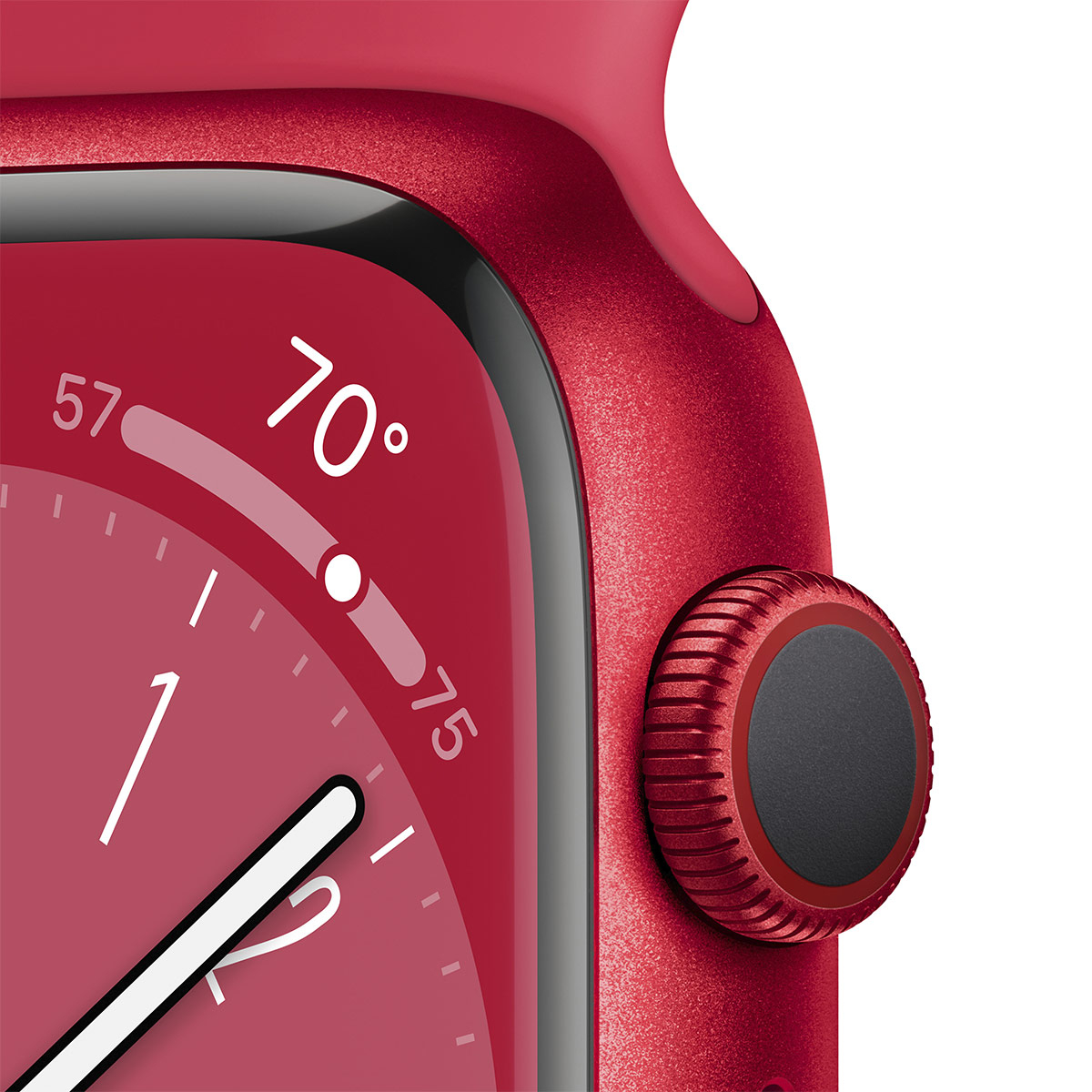 Apple - Smartwatch Apple Watch Series 8 GPS LTE 41mm Aluminio (Product)RED con Correa Deportiva (Product)RED