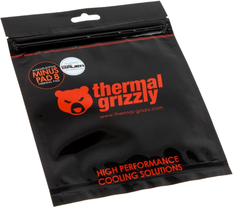Thermal Grizzly - Almohadilla térmica Thermal Grizzly Minus Pad 8 100 x 100 x 1 mm