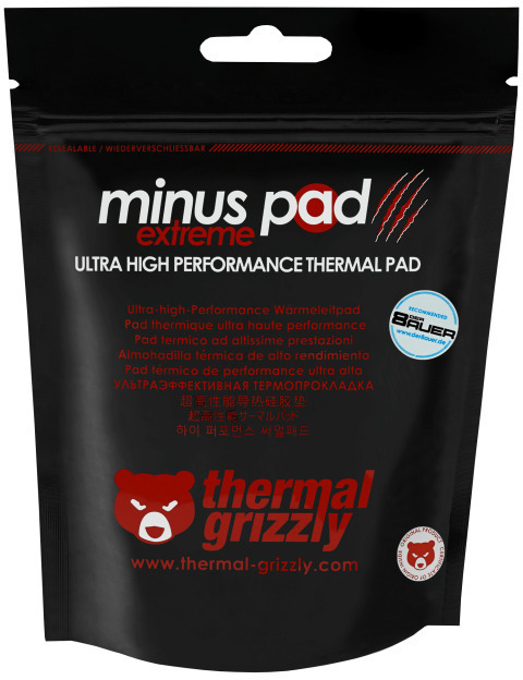 Thermal Grizzly - Almohadilla térmica Thermal Grizzly Minus Pad Extreme 120 x 20 x 0.5 mm