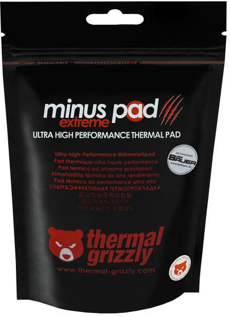 Thermal Grizzly - Almohadilla térmica Thermal Grizzly Minus Pad Extreme 120 x 20 x 1.5 mm