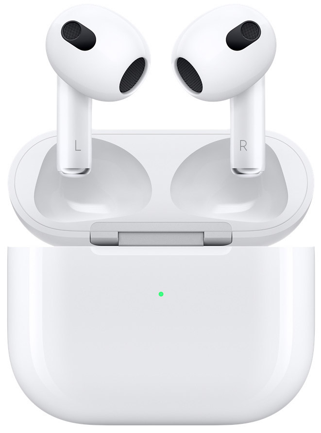 Apple - Earphones Apple AirPods (3.ª geração) con Caixa de Carregamento Lightning