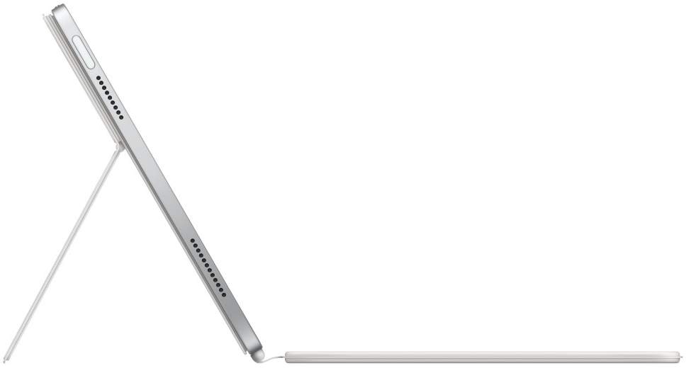 Apple - Funda Teclado Apple Magic Keyboard Folio para iPad (10ª Gen) PT Blanco