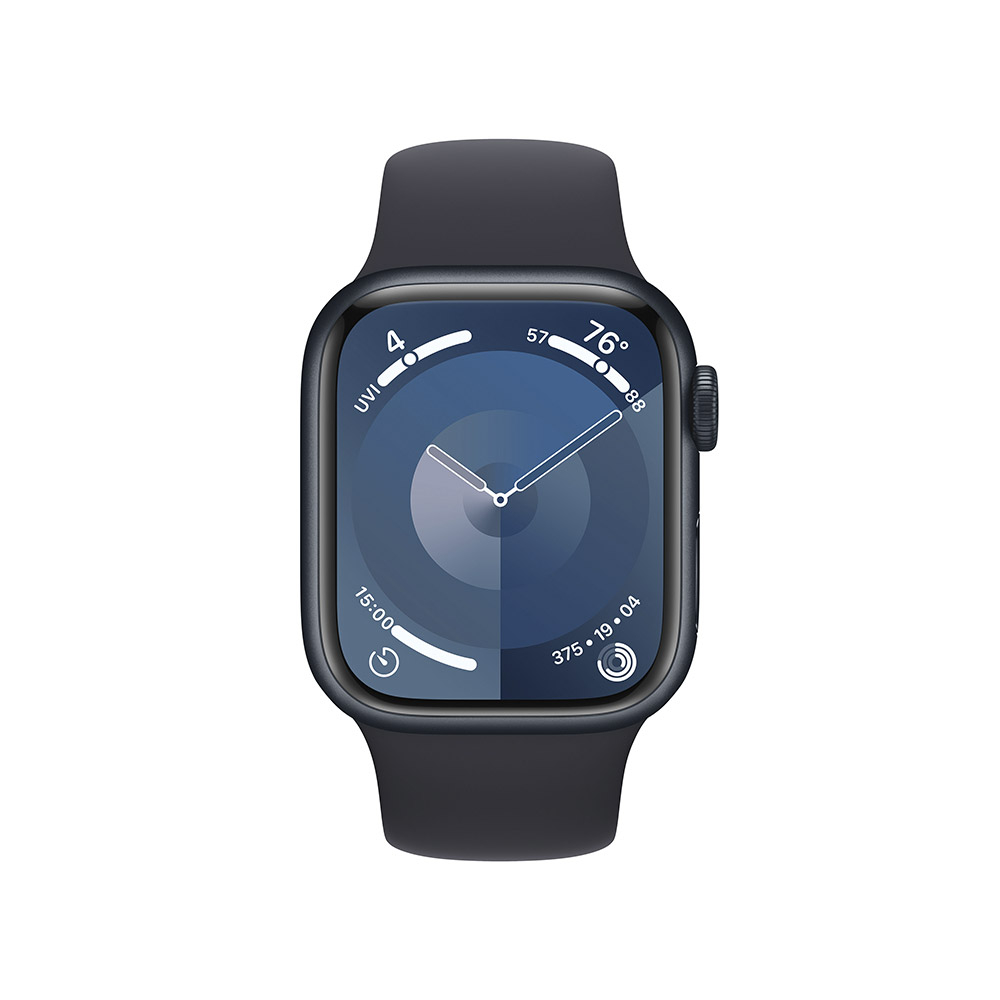 Reloj Smartwatch Apple Watch Series 9 GPS 41mm Midnight Aluminium Case con Midnight Sport Band  (M/L)