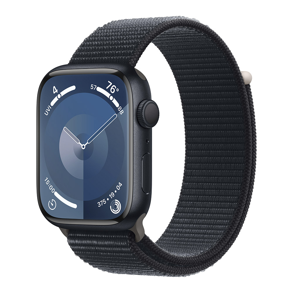 Reloj Smartwatch Apple Watch Series 9 GPS 45mm Midnight Aluminium Case con Midnight Sport Loop