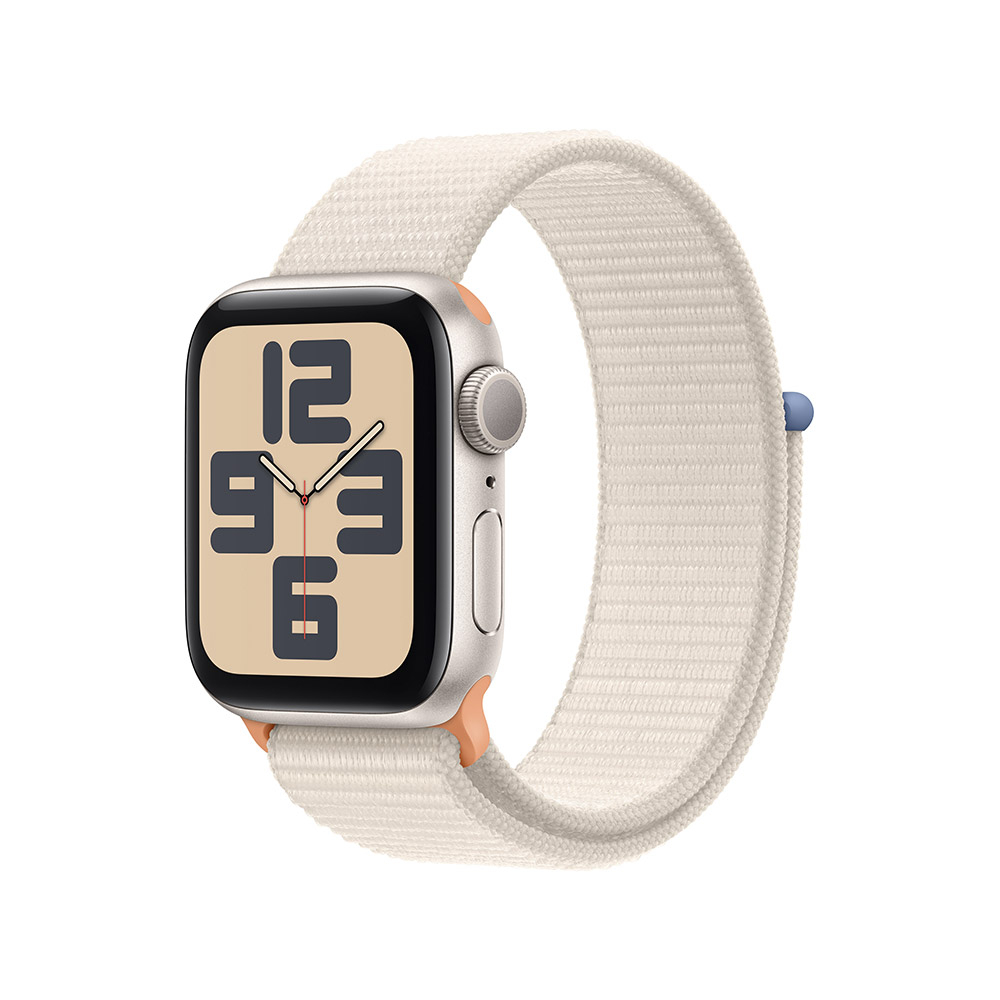 Apple - Reloj Smartwatch Apple Watch SE GPS 40mm Starlight Aluminium Case con Starlight Sport Loop
