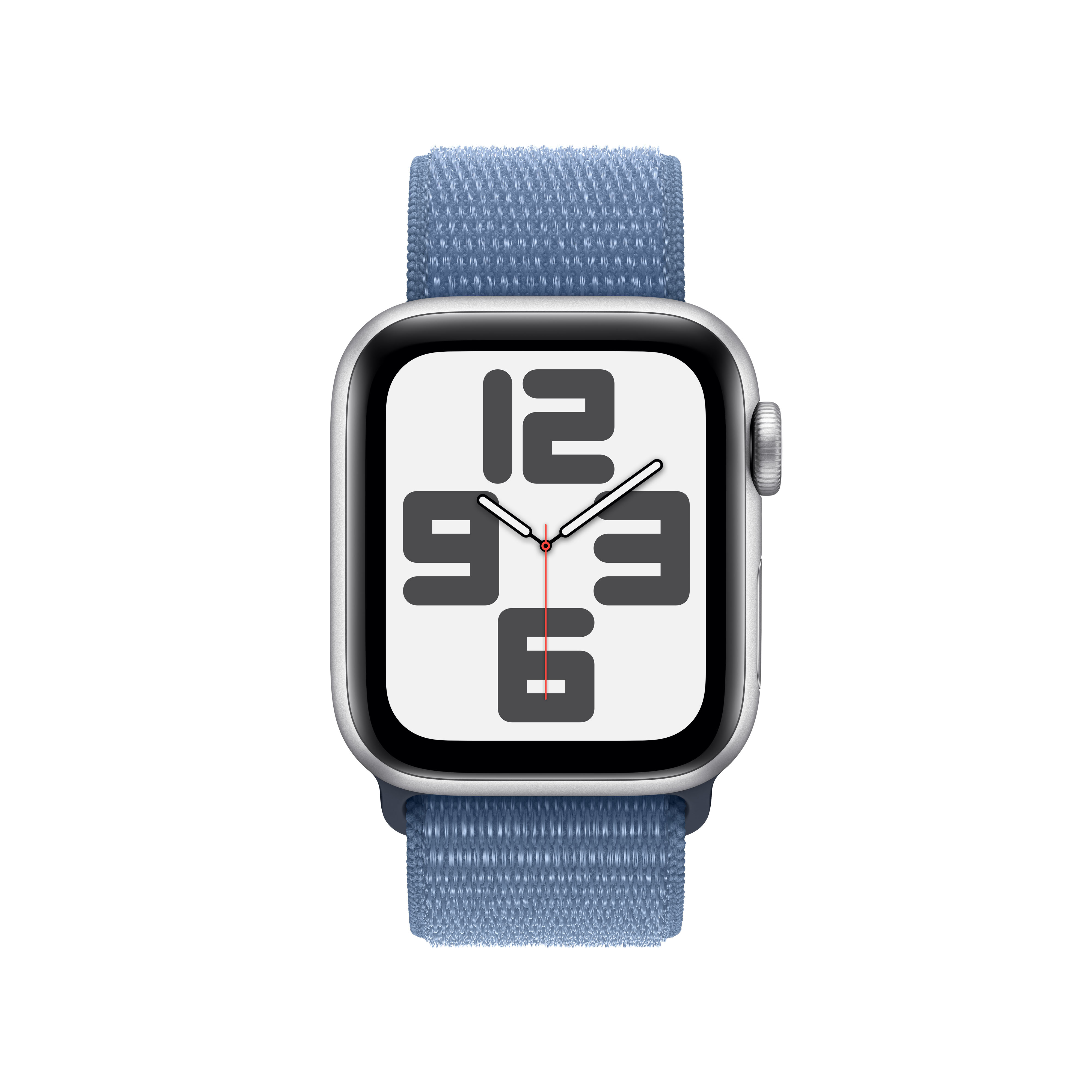 Apple - Reloj Smartwatch Apple Watch SE GPS 40mm Silver Aluminium Case con Winter Blue Sport Loop
