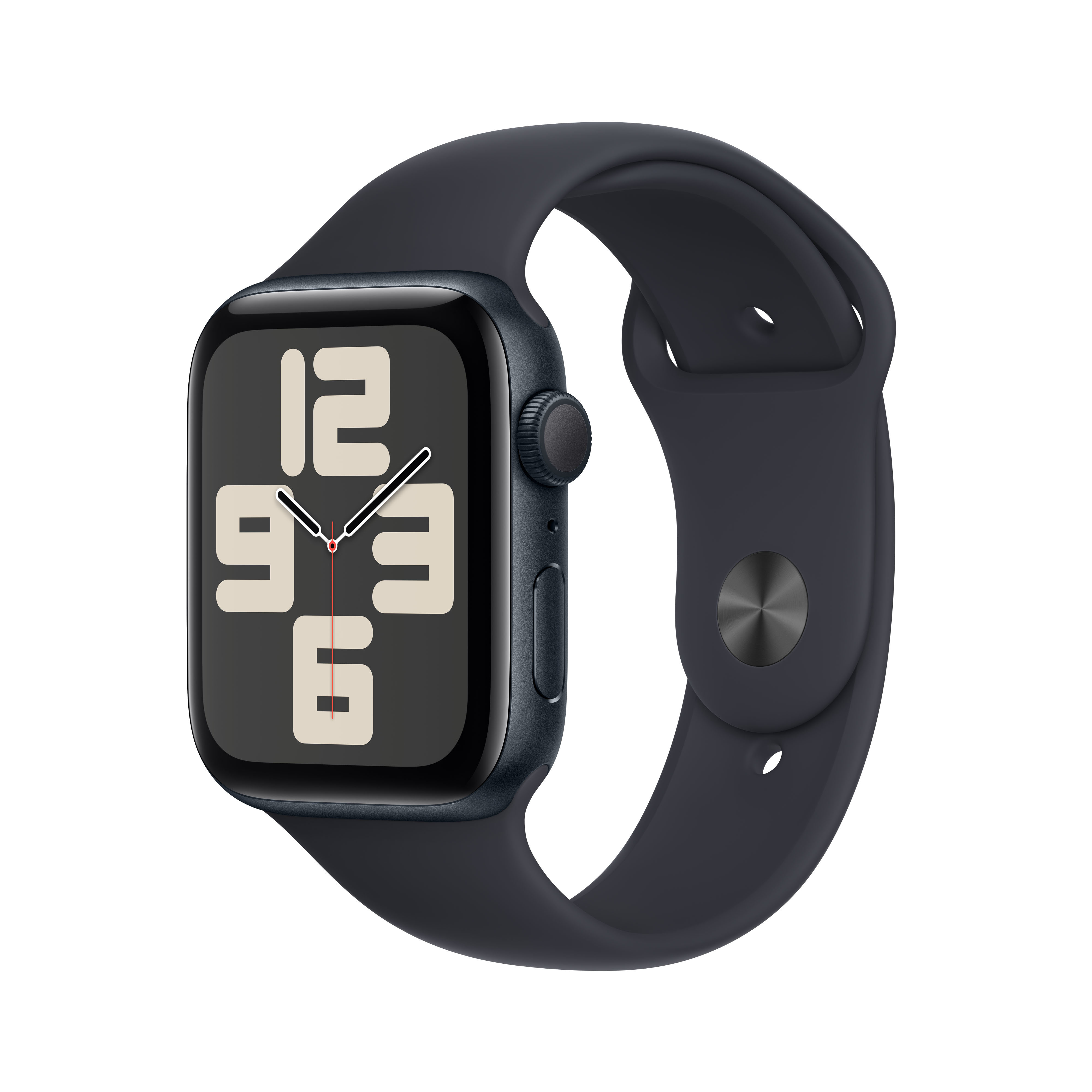 Reloj Smartwatch Apple Watch SE GPS 44mm Midnight Aluminium Case con Midnight Sport Band  (M/L)