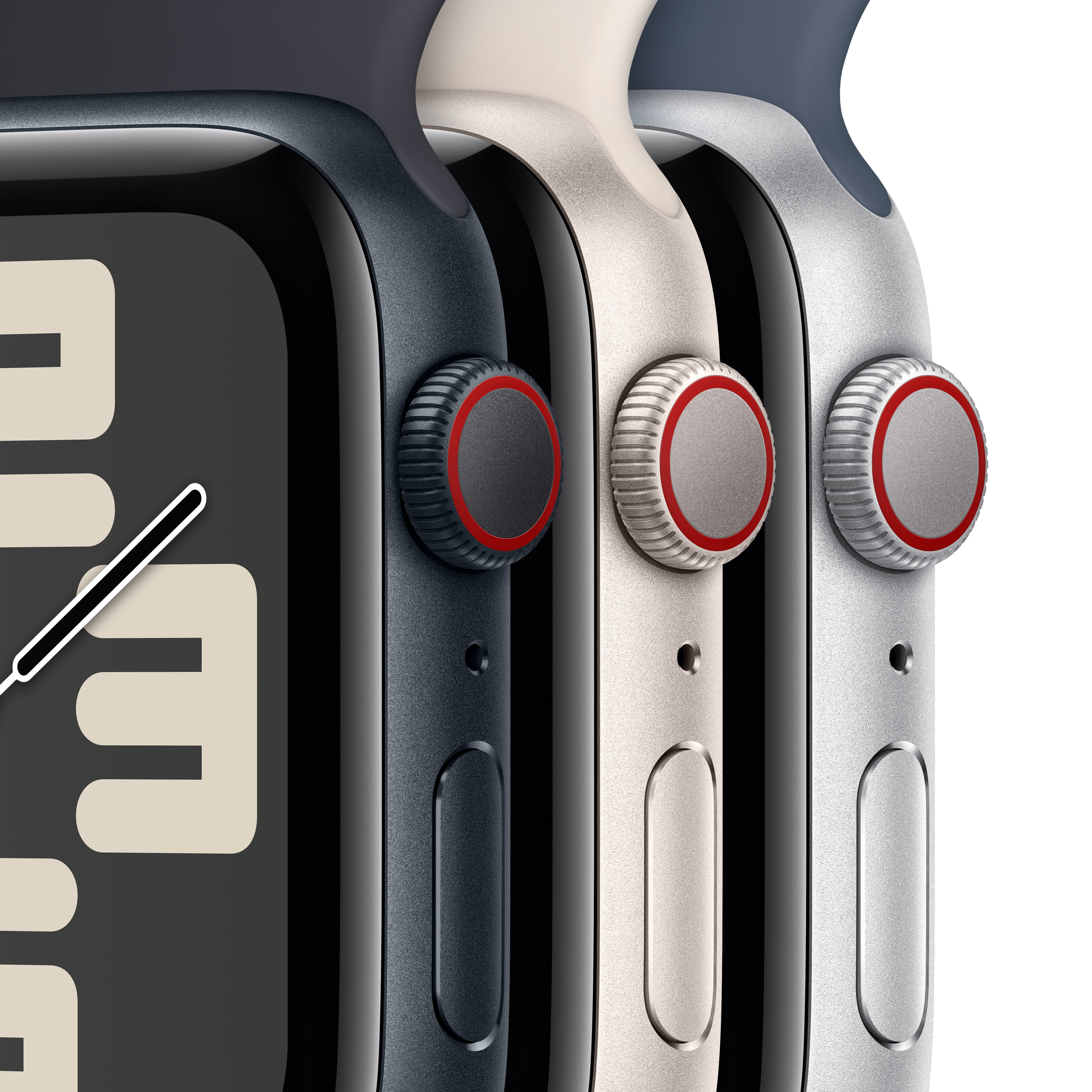 Apple - Reloj Smartwatch Apple Watch SE GPS + Cellular 40mm Silver Aluminium Case con Storm Blue Sport Band  (S/M)