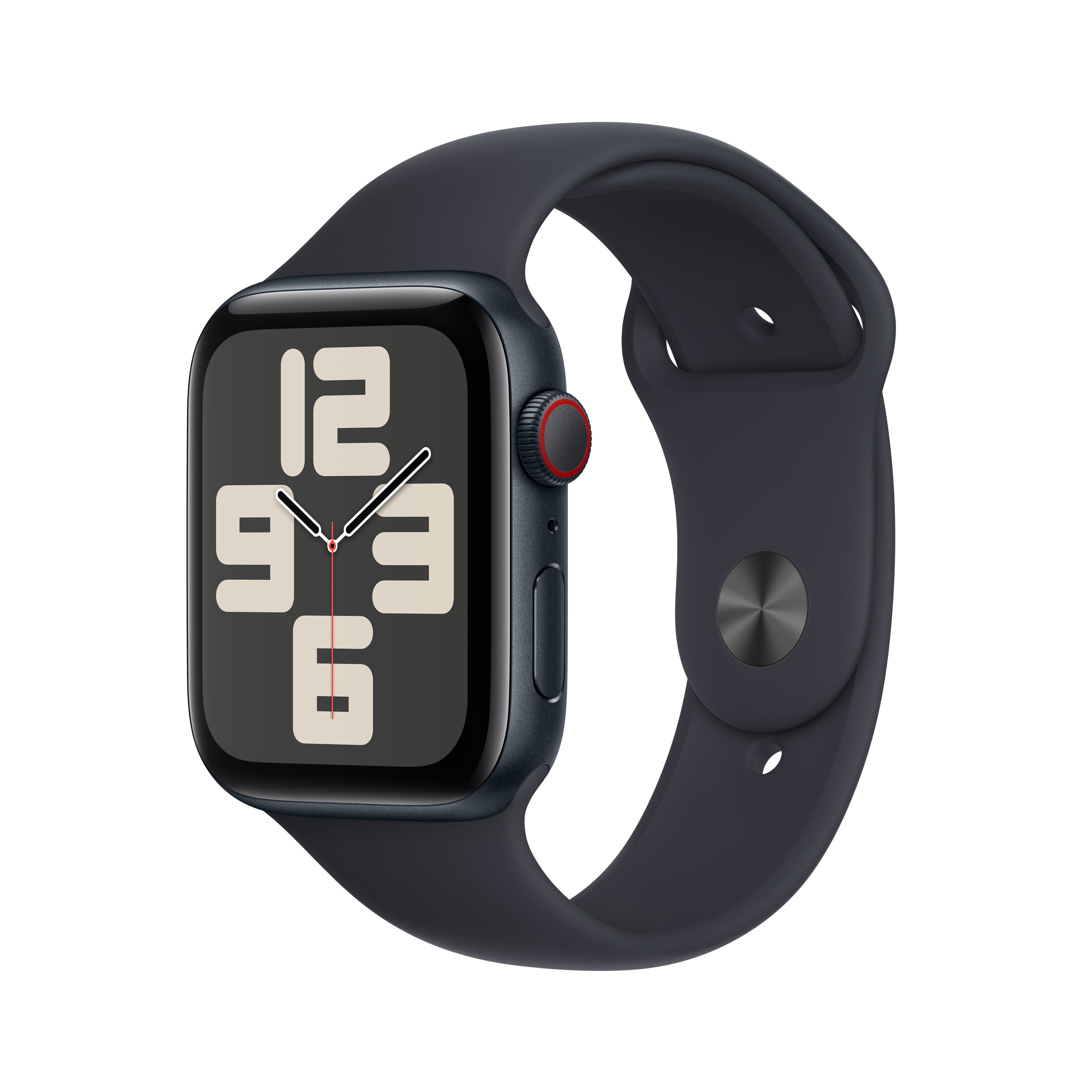 Apple - Reloj Smartwatch Apple Watch SE GPS + Cellular 44mm Midnight Aluminium Case con Midnight Sport Band  (S/M)