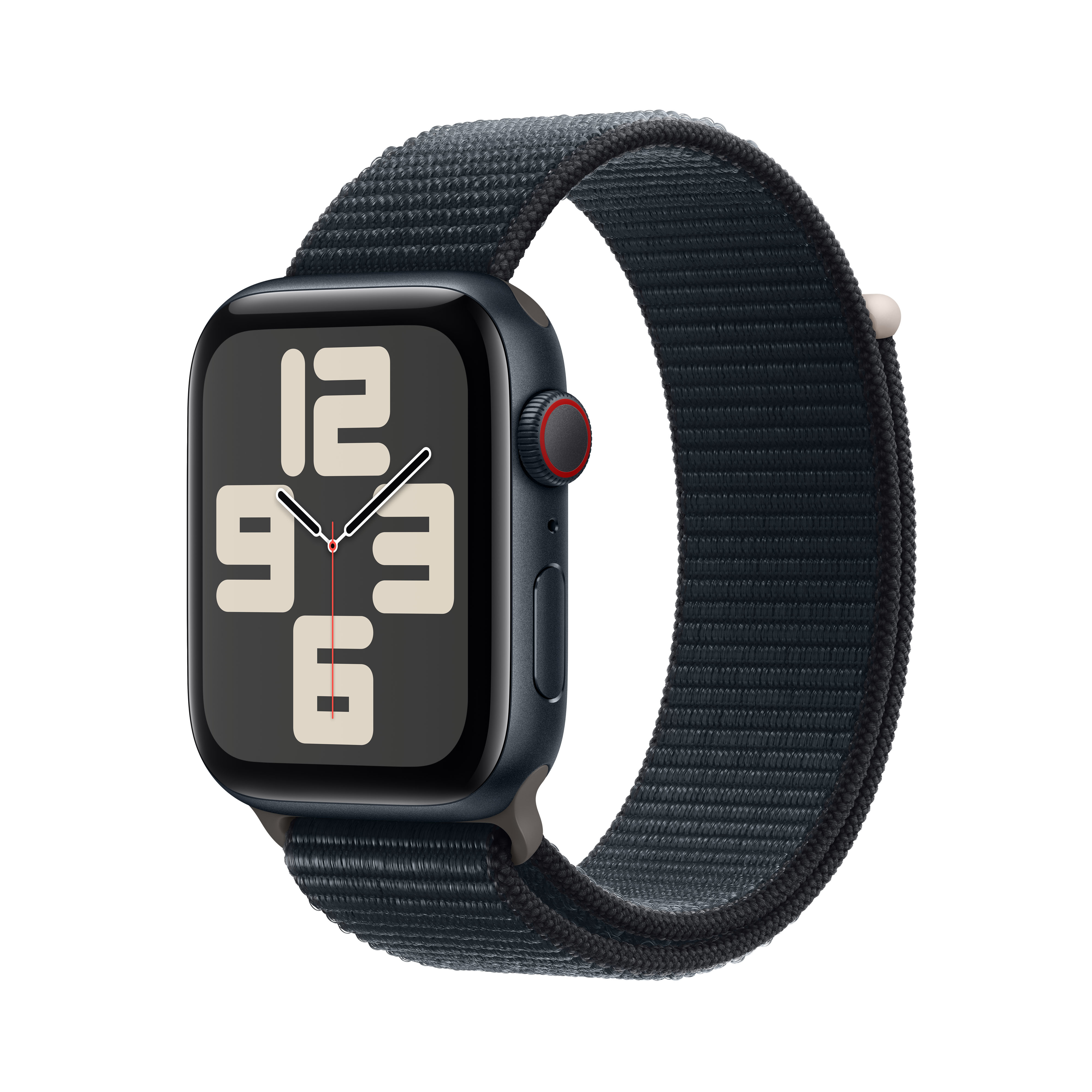 Apple - Reloj Smartwatch Apple Watch SE GPS + Cellular 44mm Midnight Aluminium Case con Midnight Sport Loop