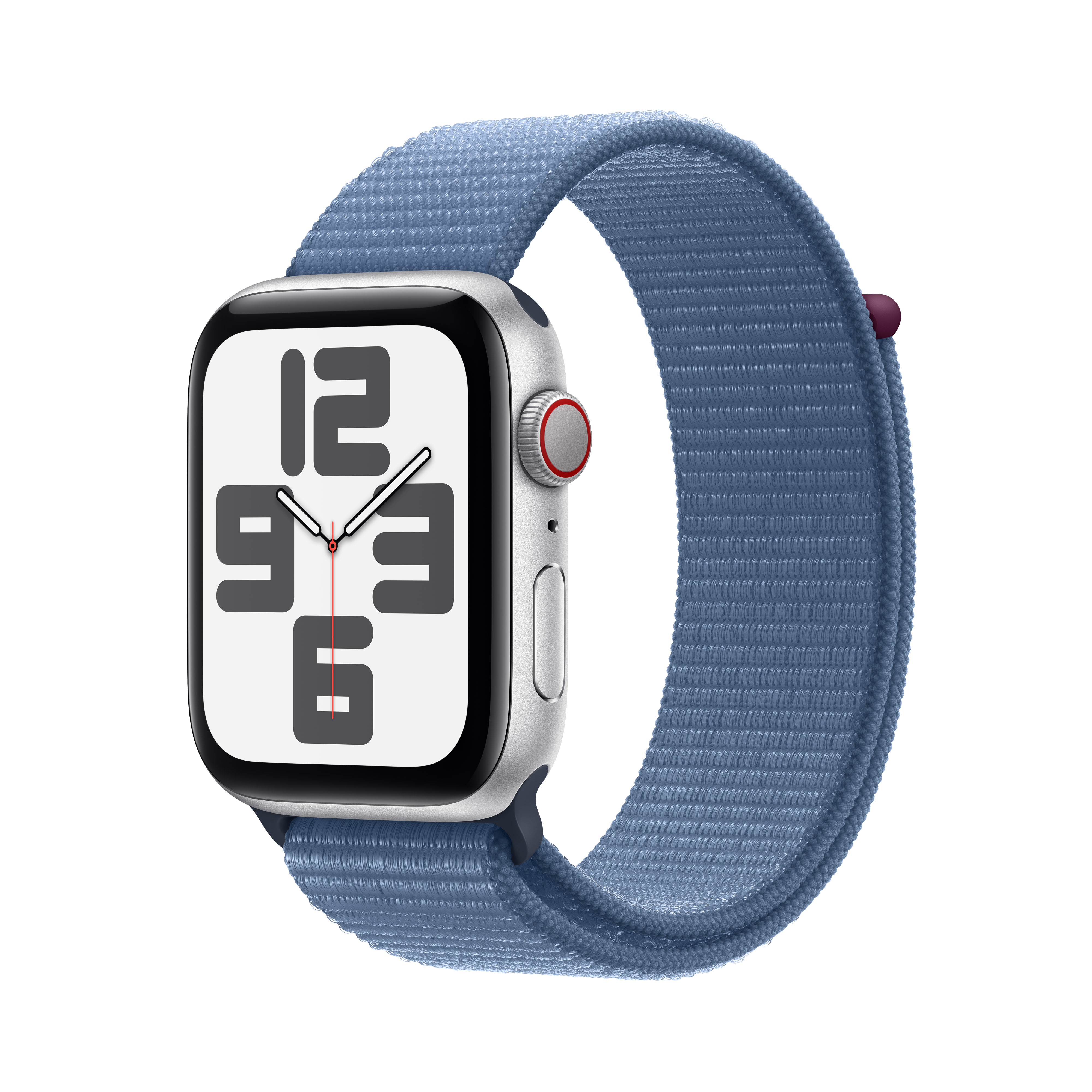 Reloj Smartwatch Apple Watch SE GPS + Cellular 44mm Silver Aluminium Case con Winter Blue Sport Loop