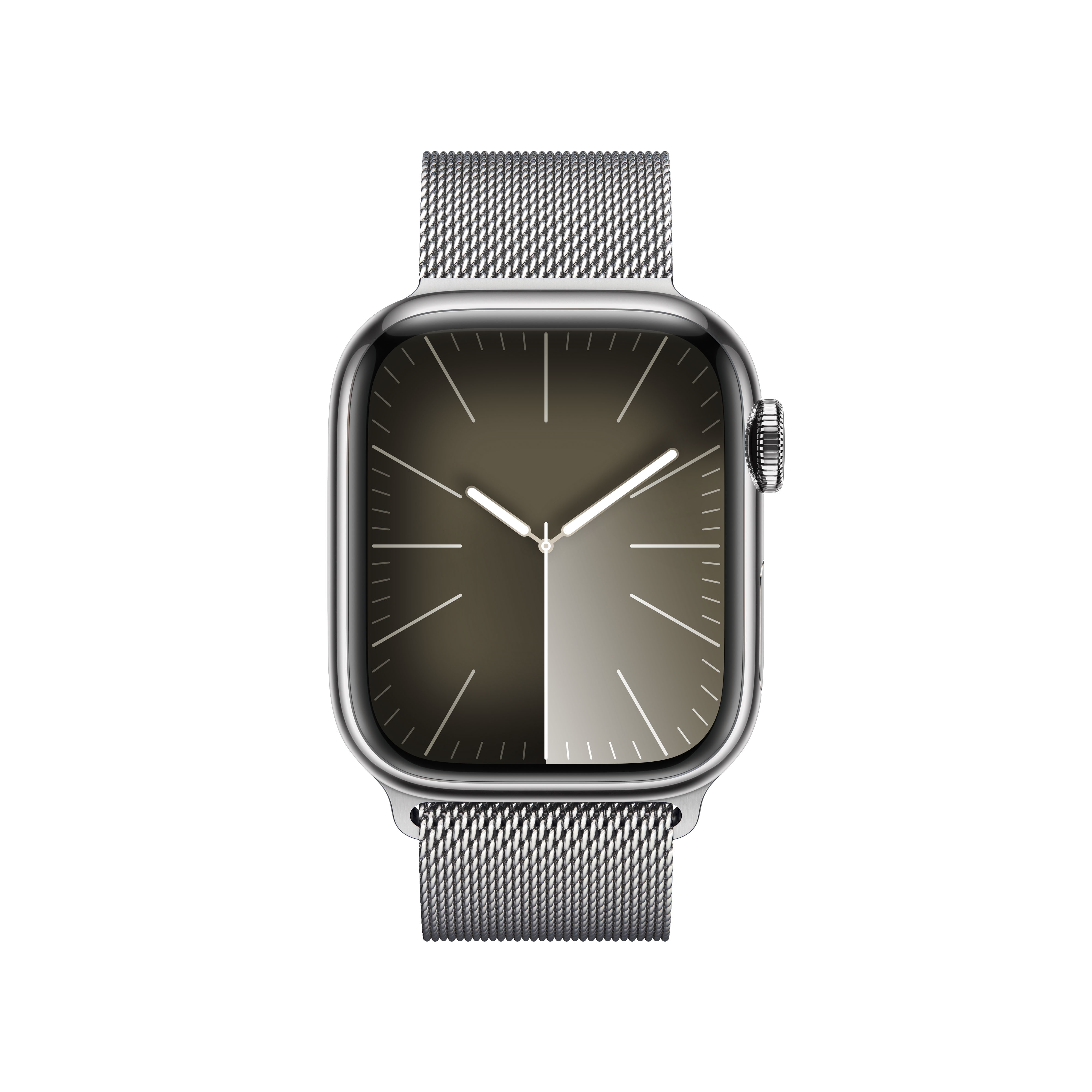 Apple - Reloj Smartwatch Apple Watch Series 9 GPS + Cellular 41mm Silver Stainless Steel Case con Silver Milanese Loop