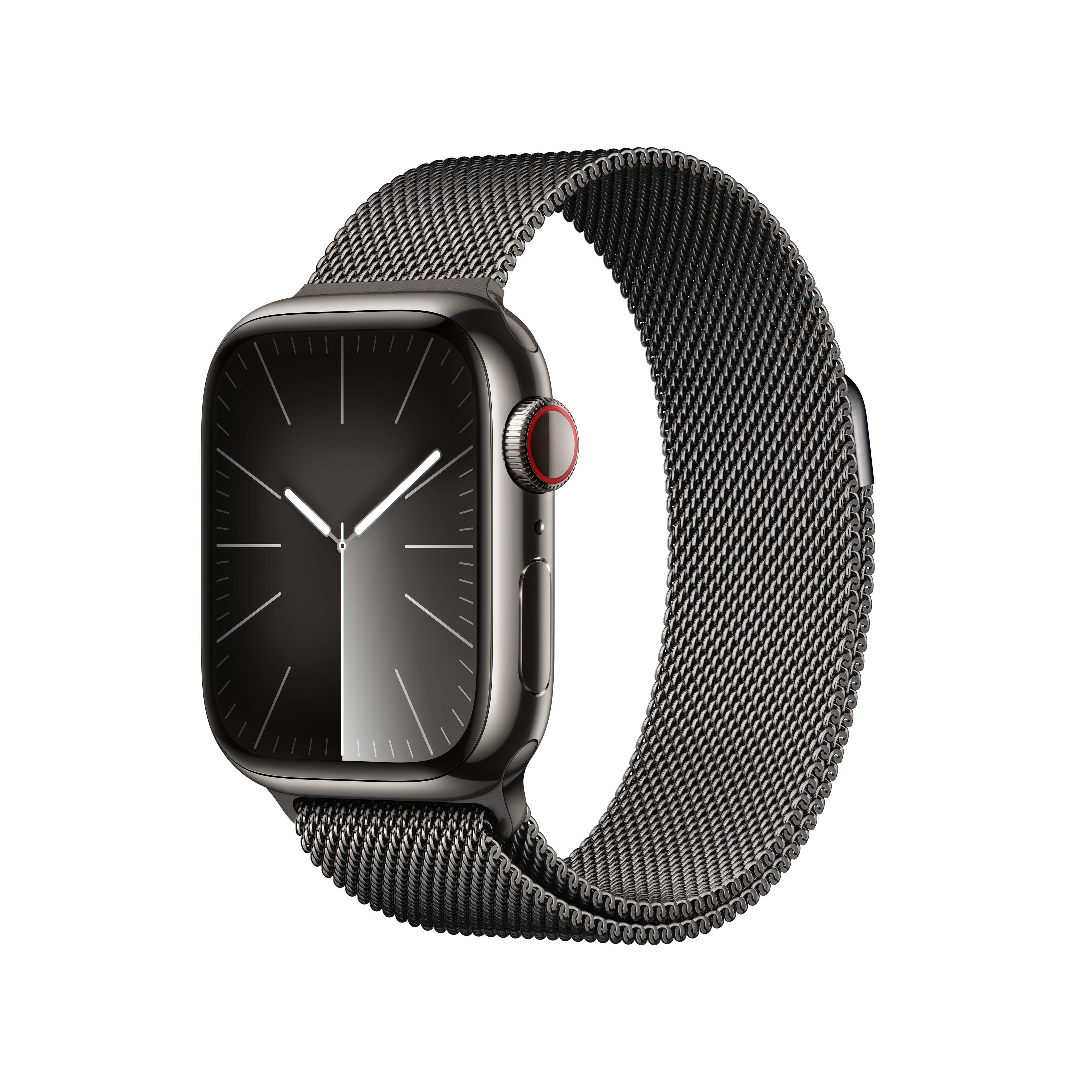 Reloj Smartwatch Apple Watch Series 9 GPS + Cellular 41mm Graphite Stainless Steel Case con Graphite Milanese Loop