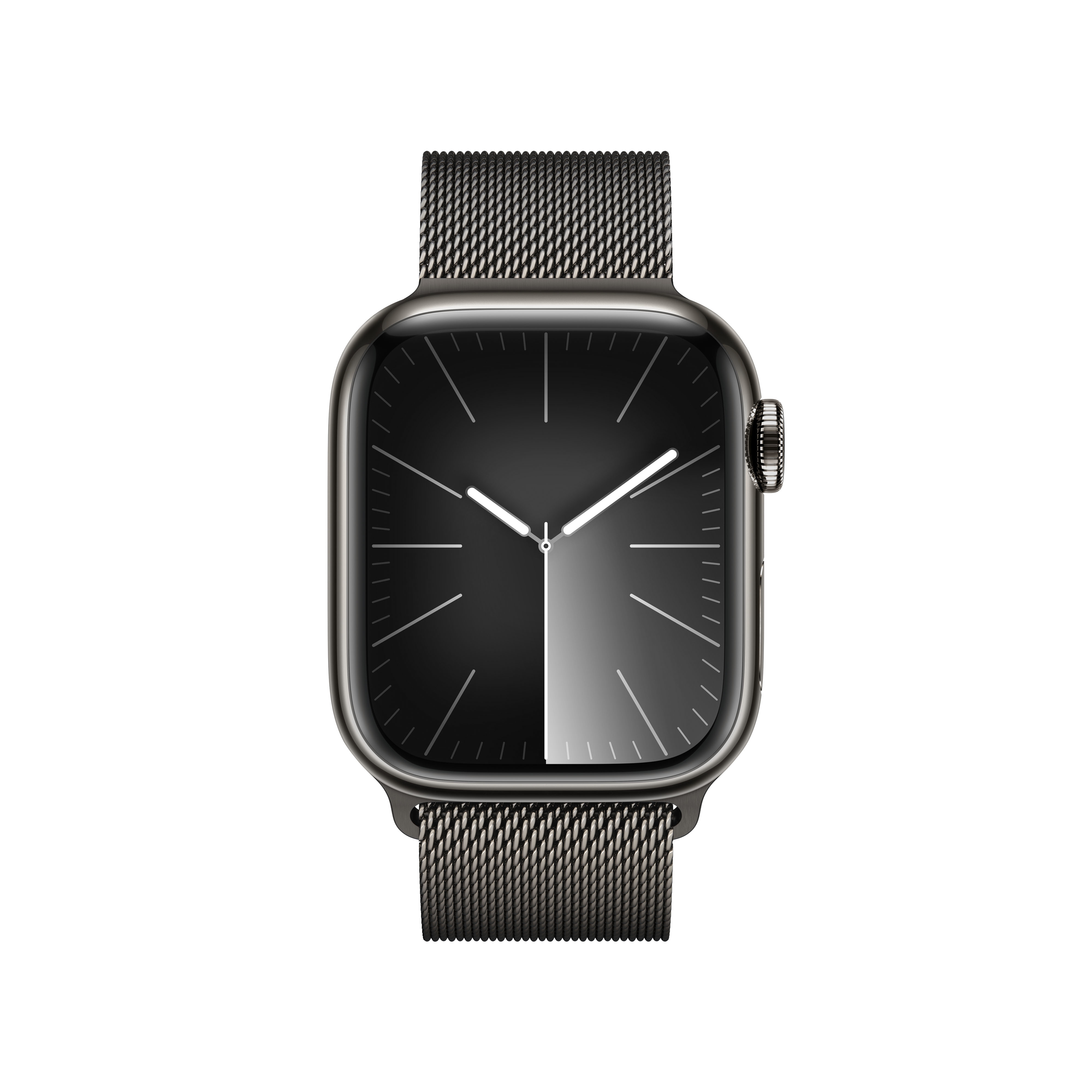 Apple - Reloj Smartwatch Apple Watch Series 9 GPS + Cellular 41mm Graphite Stainless Steel Case con Graphite Milanese Loop