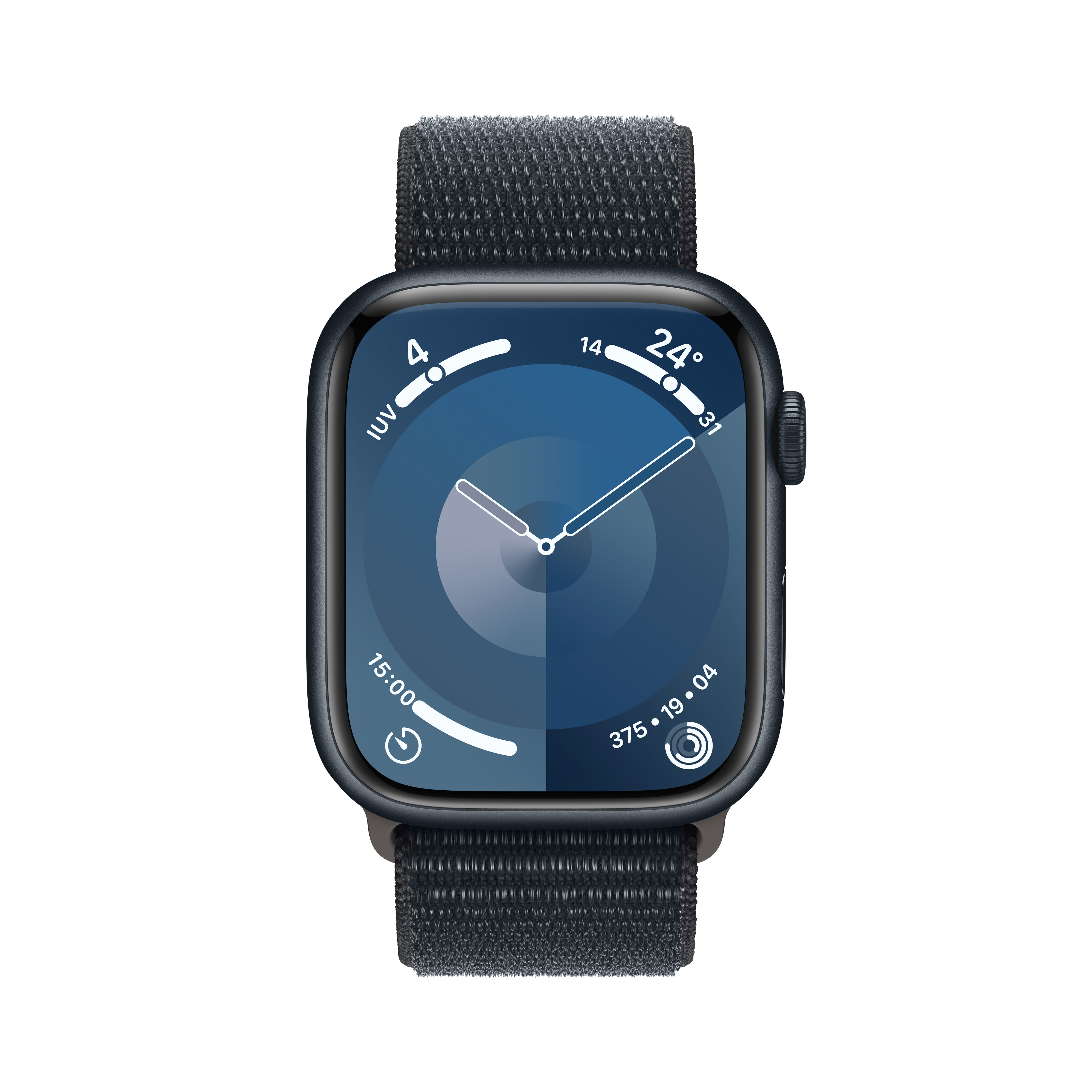 Apple - Reloj Smartwatch Apple Watch Series 9 GPS + Cellular 45mm Midnight Aluminium Case con Midnight Sport Loop