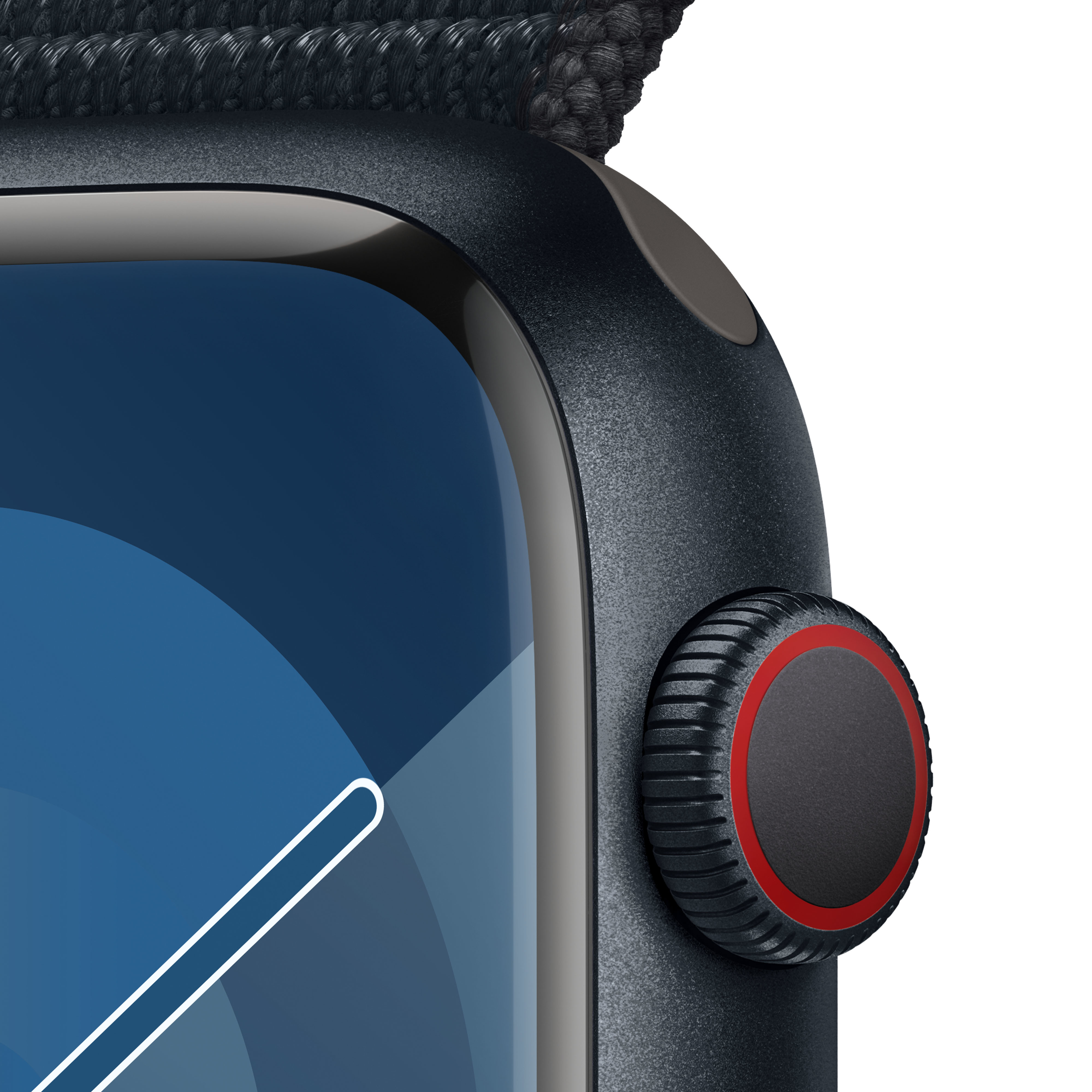 Apple - Reloj Smartwatch Apple Watch Series 9 GPS + Cellular 45mm Midnight Aluminium Case con Midnight Sport Loop