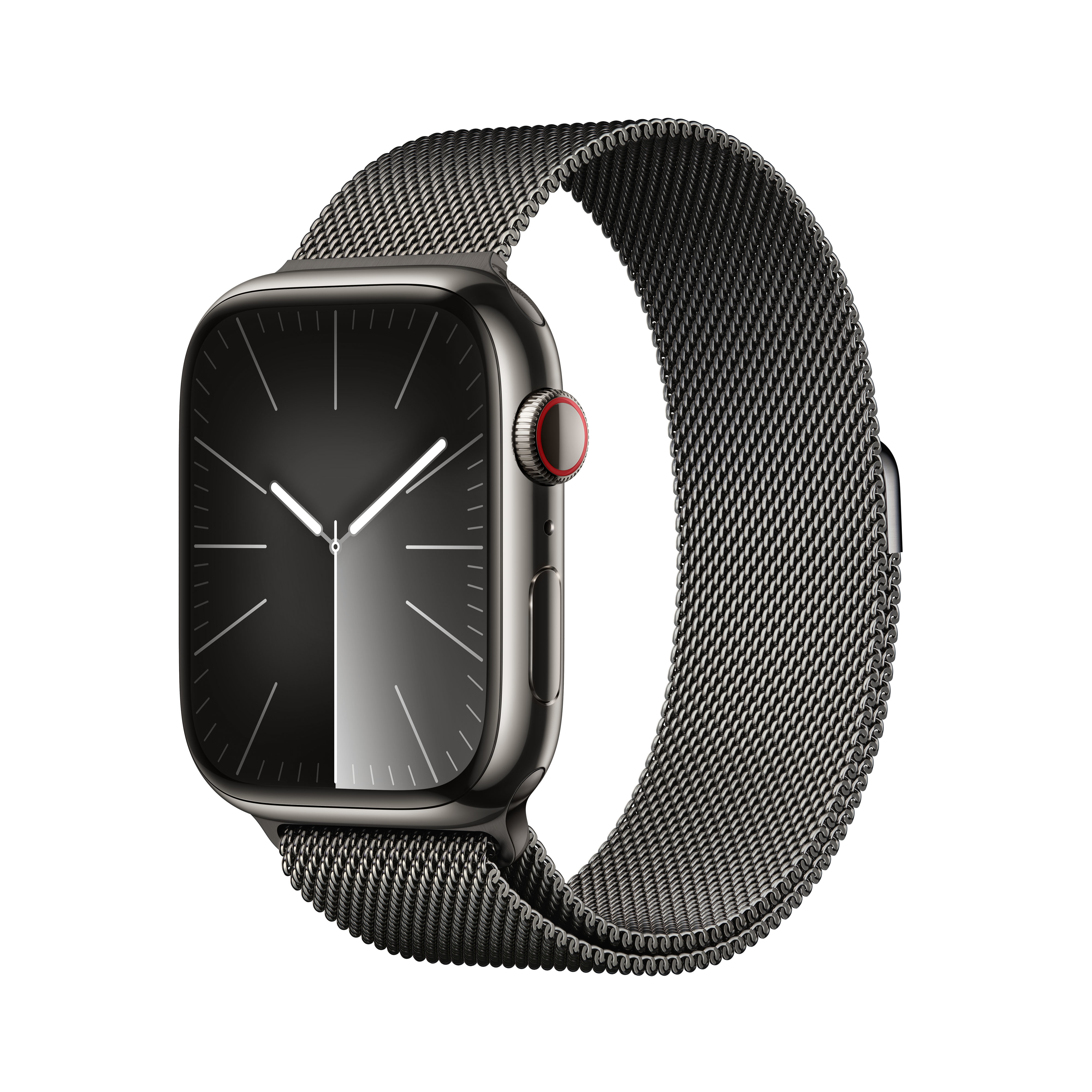 Reloj Smartwatch Apple Watch Series 9 GPS + Cellular 45mm Graphite Stainless Steel Case con Graphite Milanese Loop