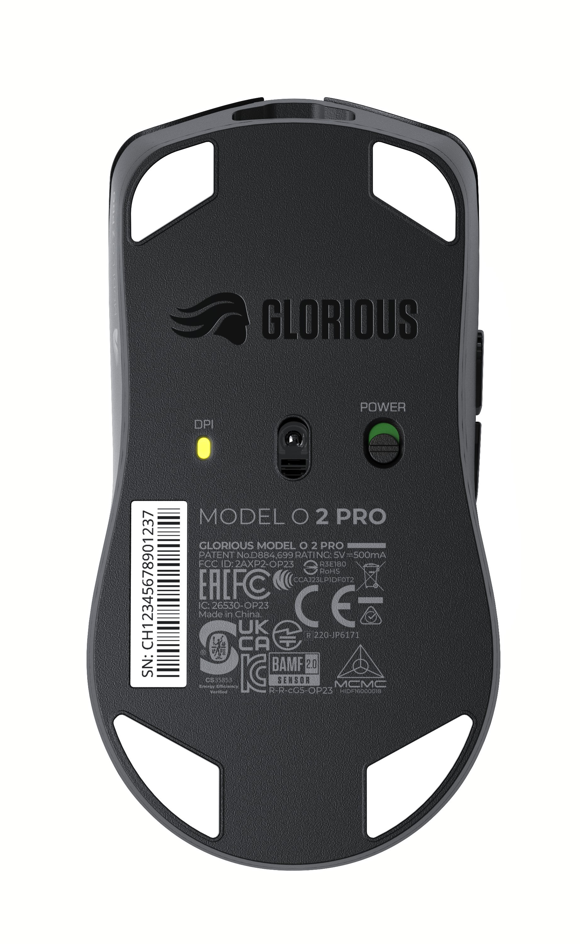 Glorious - Ratón Gaming Glorious Model O 2 PRO Wireless 1K Polling Negro