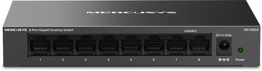 Mercusys - Switch SOHO Mercusys MS108GS 8 Portas Gigabit UnManaged