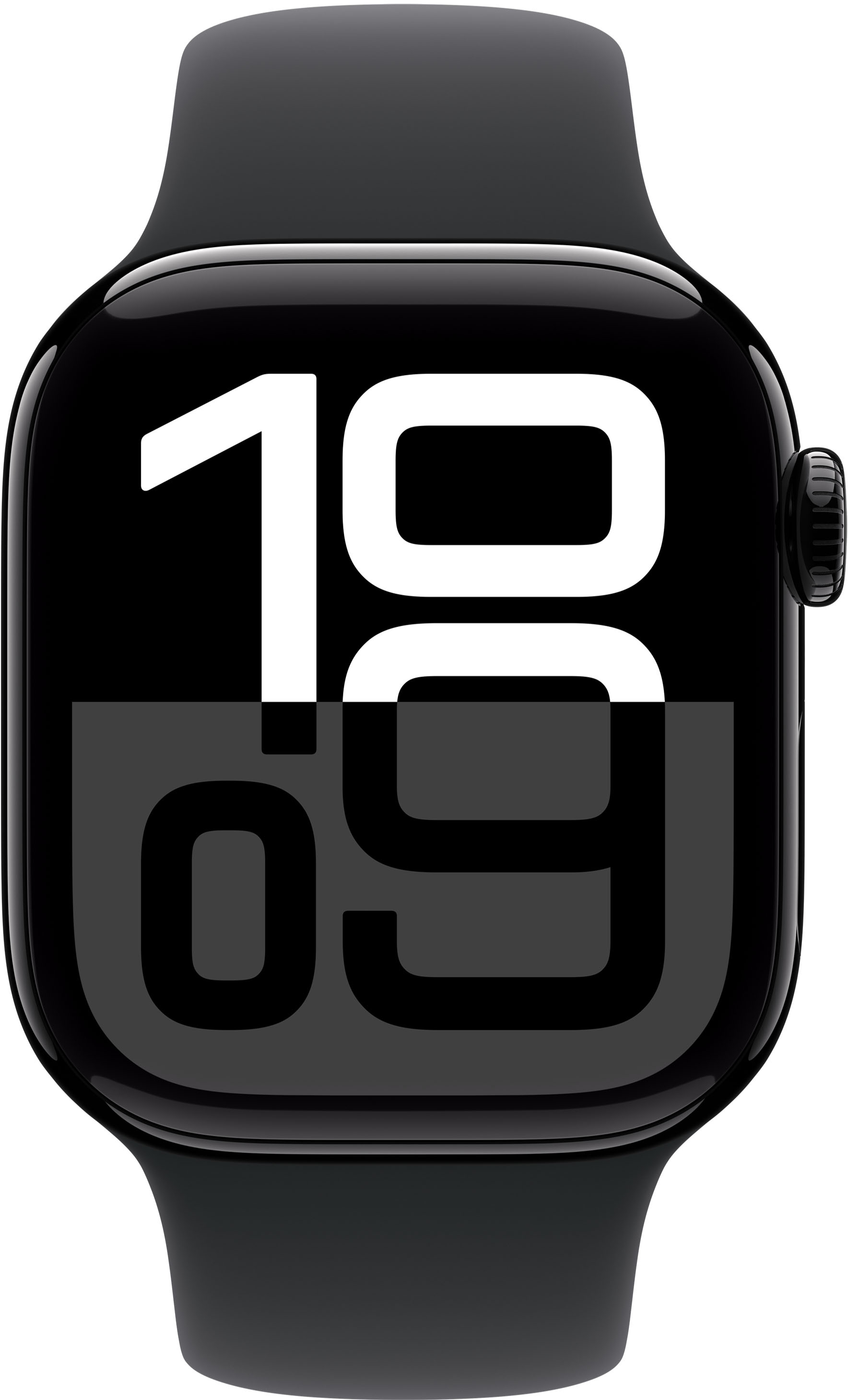 Apple - Smartwatch Apple Watch Series 10 GPS 42mm Alumínio Negro Brilhante c/ Pulsera Deportiva Negra - S/M