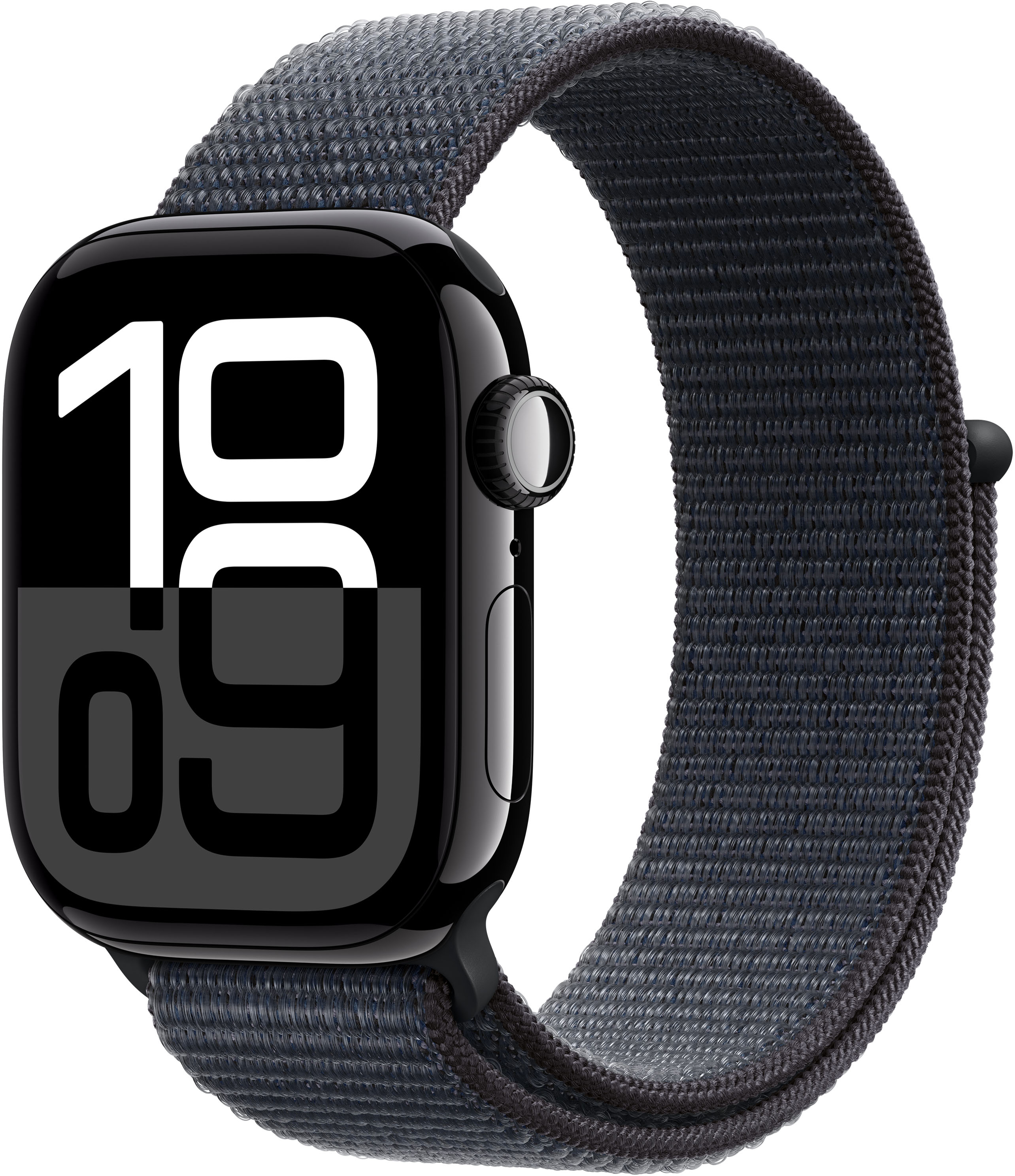 Smartwatch Apple Watch Series 10 GPS 42mm Alumínio Negro Brilhante c/ Pulsera Loop Deportiva Tinto