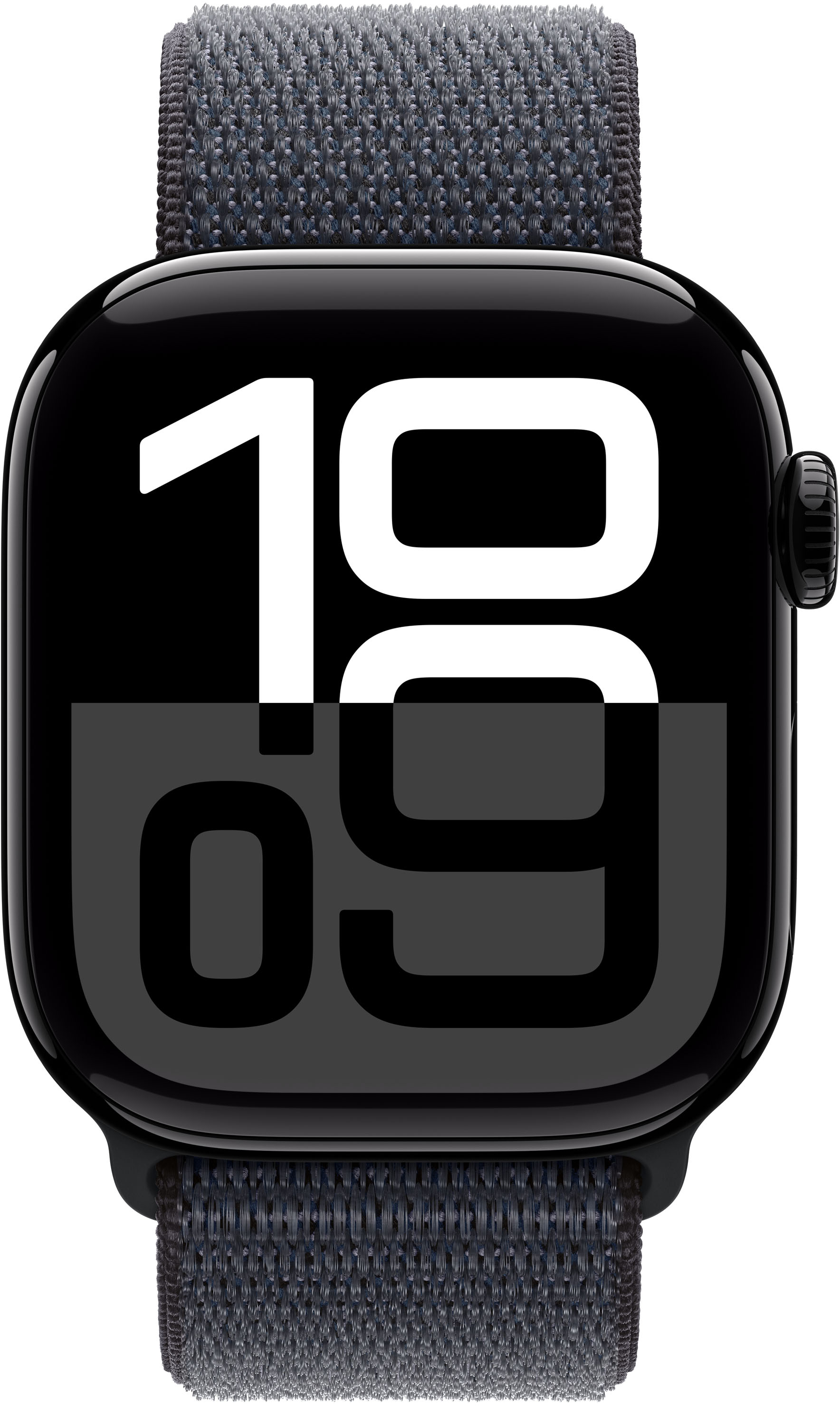 Apple - Smartwatch Apple Watch Series 10 GPS 42mm Alumínio Negro Brilhante c/ Pulsera Loop Deportiva Tinto