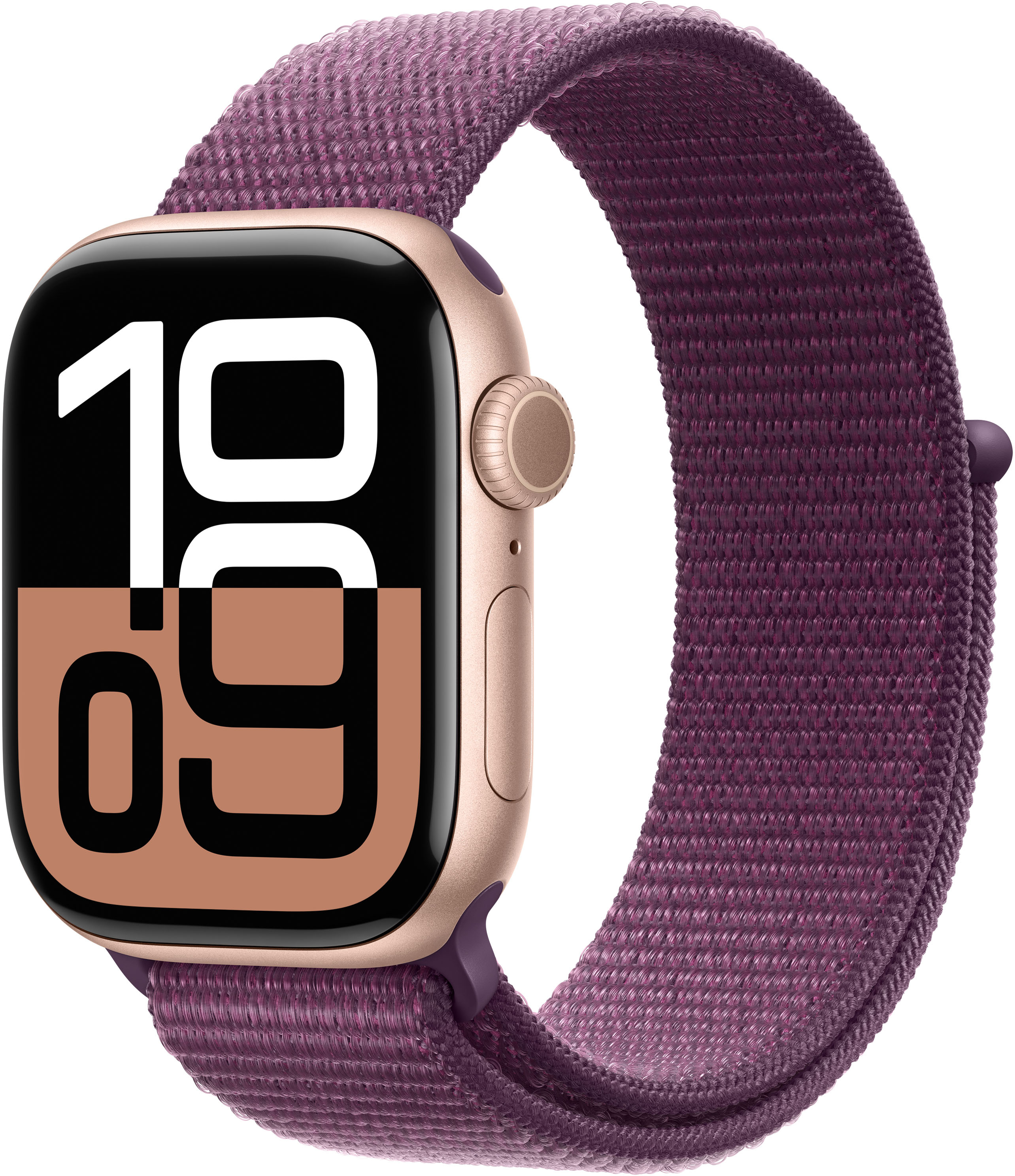 Smartwatch Apple Watch Series 10 GPS 42mm Alumínio Rosa-Oro c/ Pulsera Loop Deportiva Ameixa