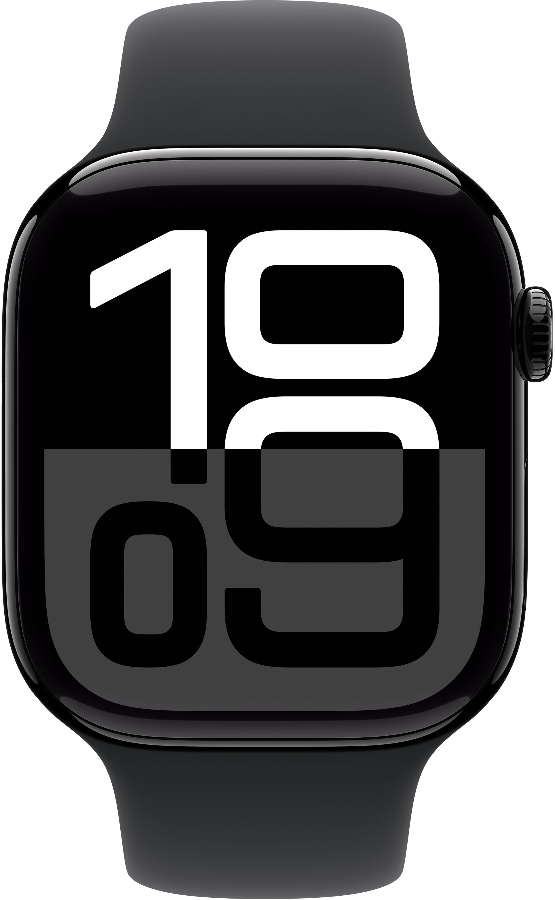 Apple - Smartwatch Apple Watch Series 10 GPS 46mm Alumínio Negro Brilhante c/ Pulsera Deportiva Negra - S/M