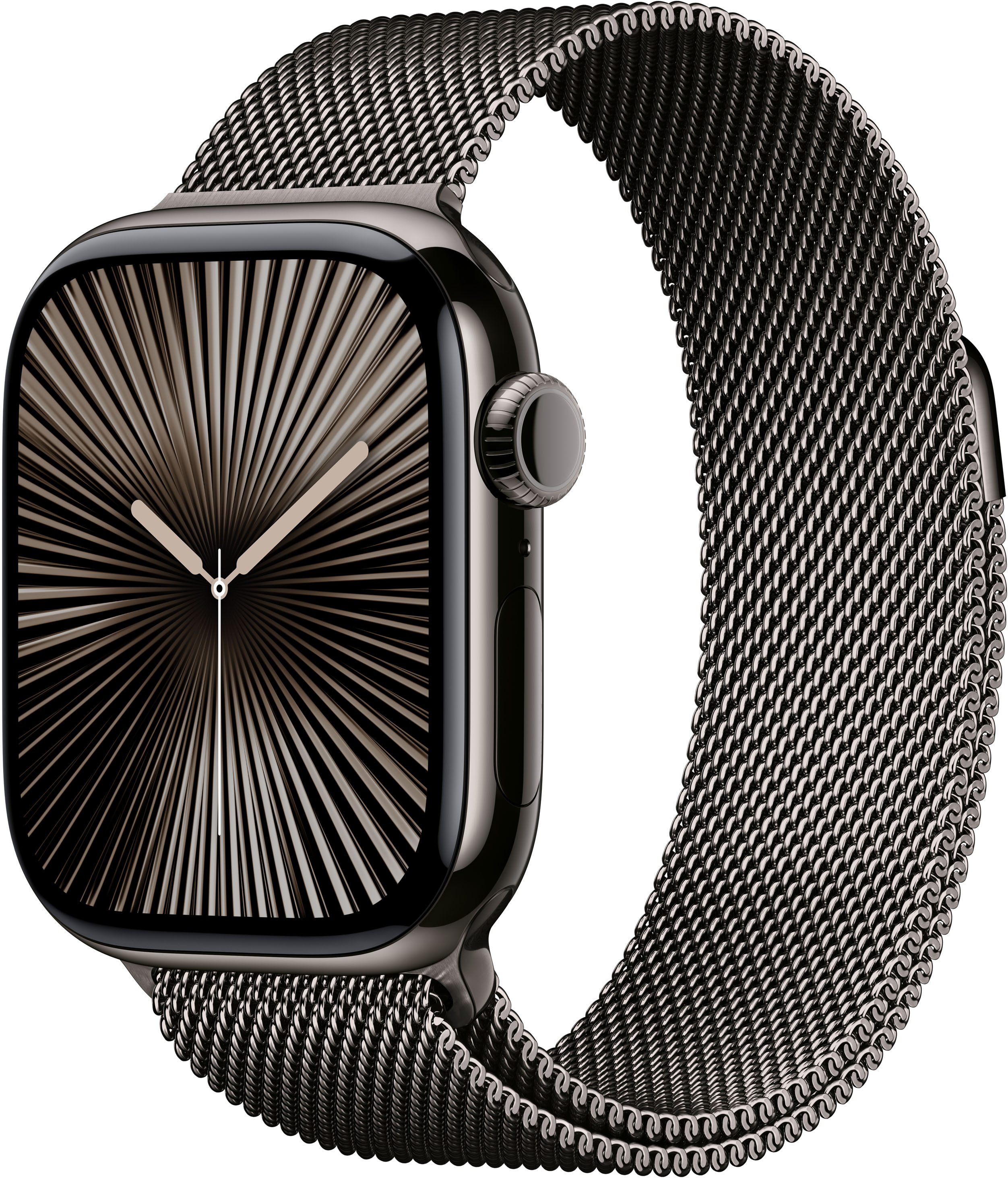 Smartwatch Apple Watch Series 10 GPS + Cellular 42mm Titânio Pizarra c/ Pulsera Loop Milanesa Pizarra