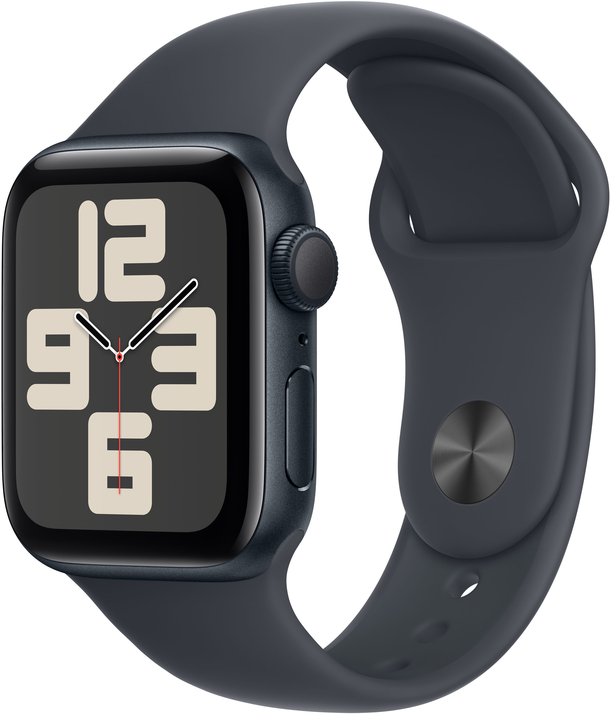 Apple - Smartwatch Apple Watch SE (2024) GPS 40mm Aluminio Medianoche c/ Correa Deportiva Medianoche - S/M